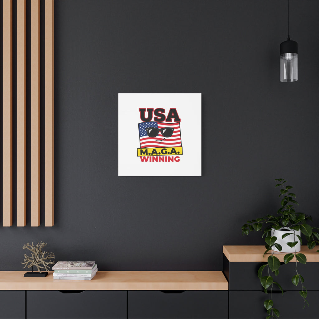 USA winning Canvas