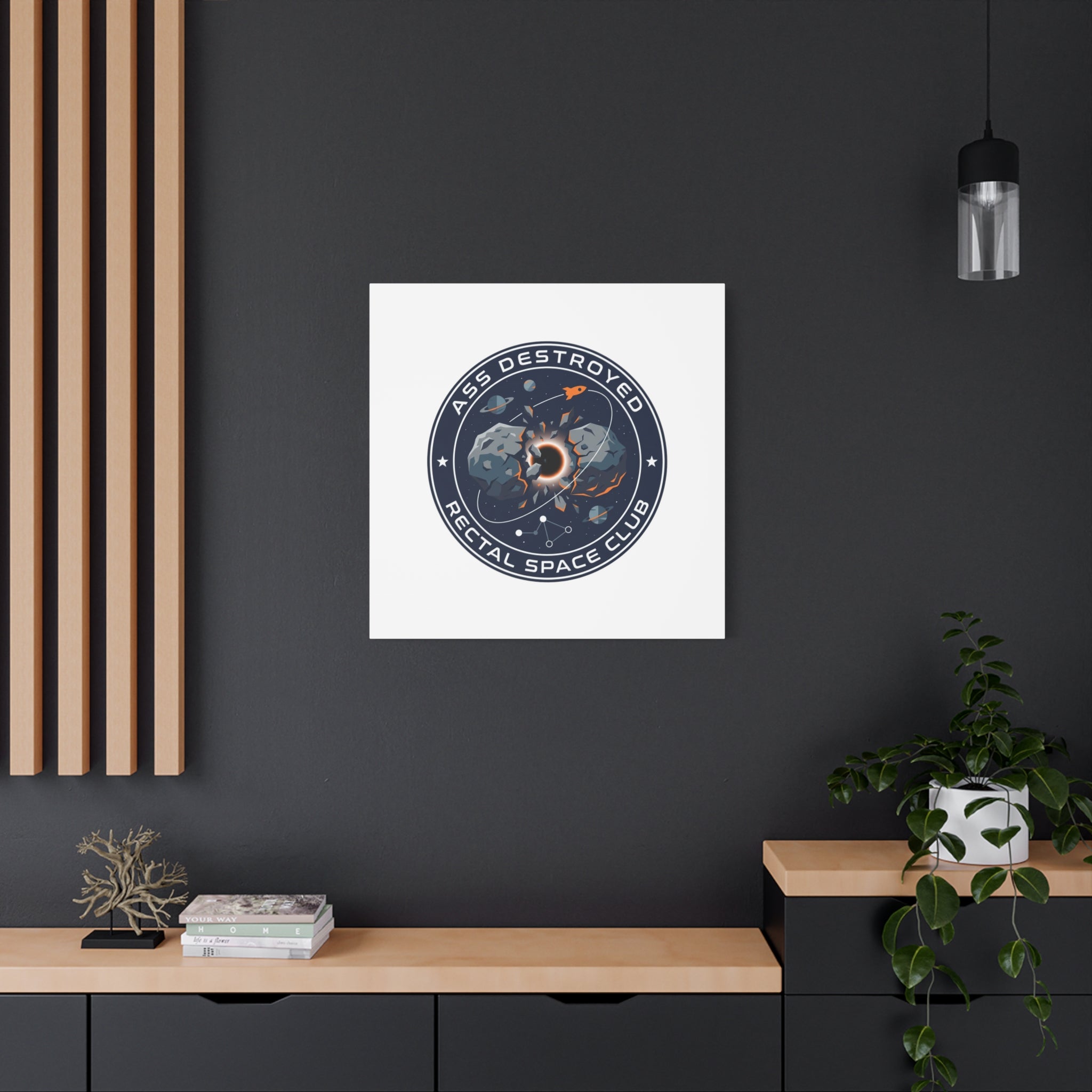 Cosmic Mission Patch Canvas | Space, Rocket, Astronaut, Deep Space