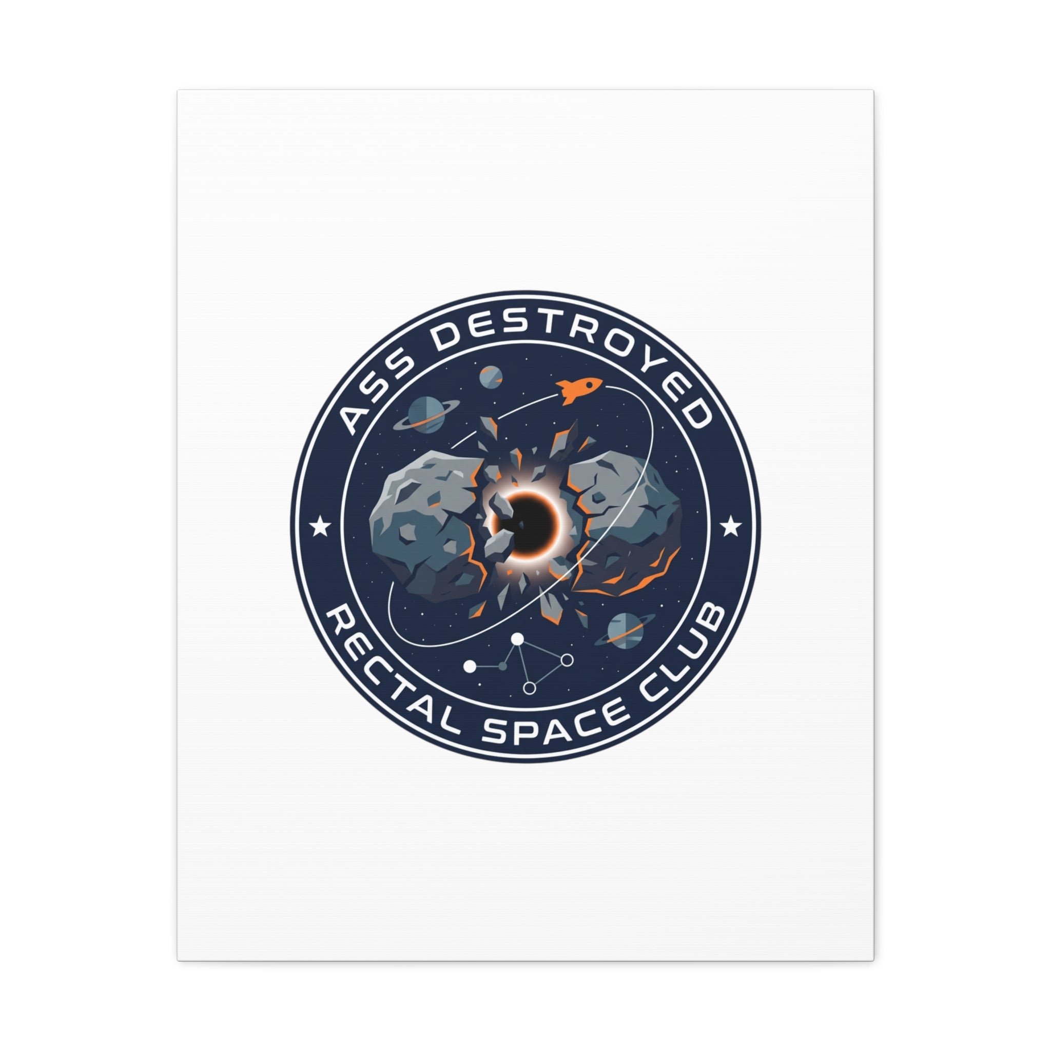 Cosmic Mission Patch Canvas | Space, Rocket, Astronaut, Deep Space