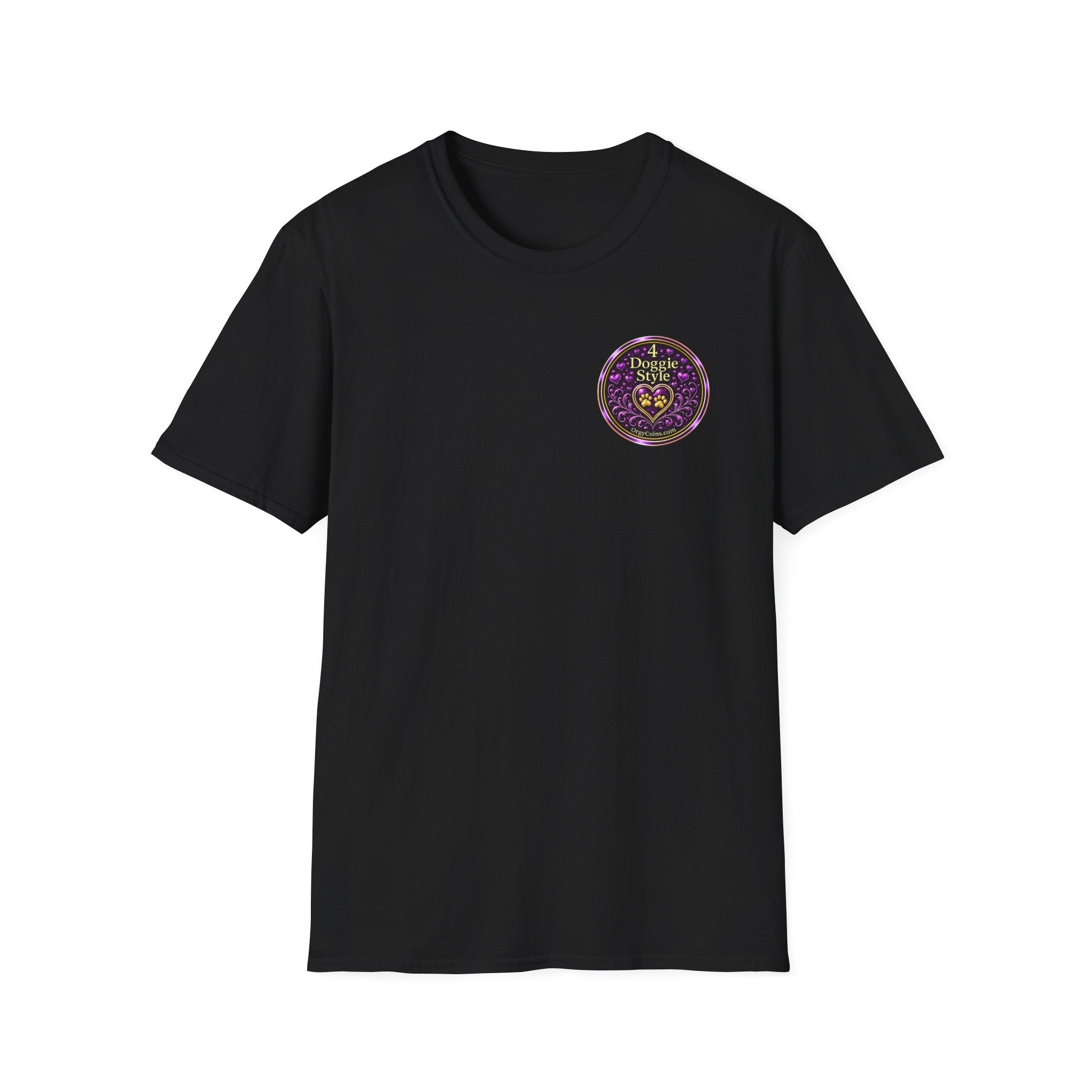 Doggie Style Heart Logo T-Shirt — Orgy Coin 4