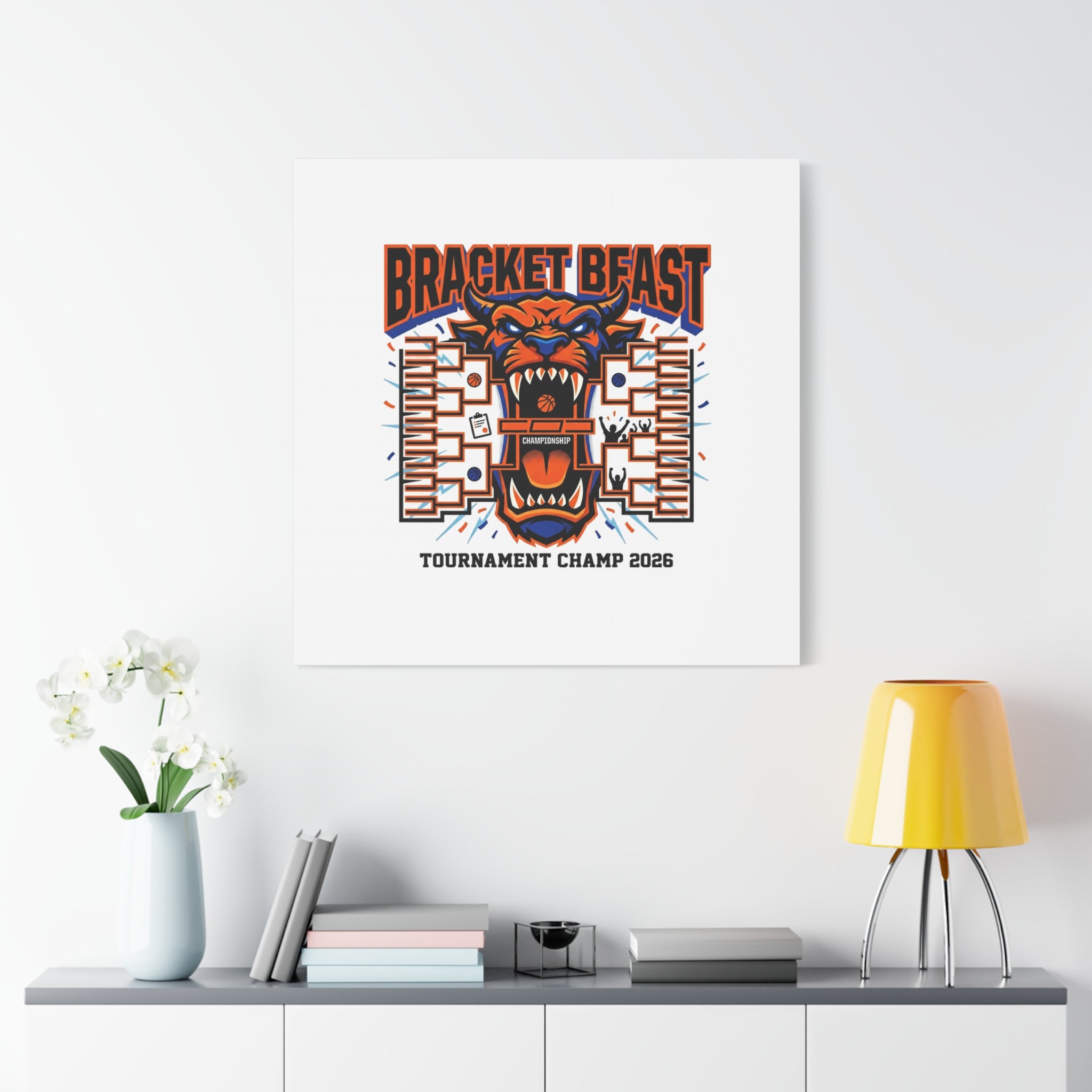 Bracket Beast Canvas | College Tournament Bracket, Gameday Hoops 2026