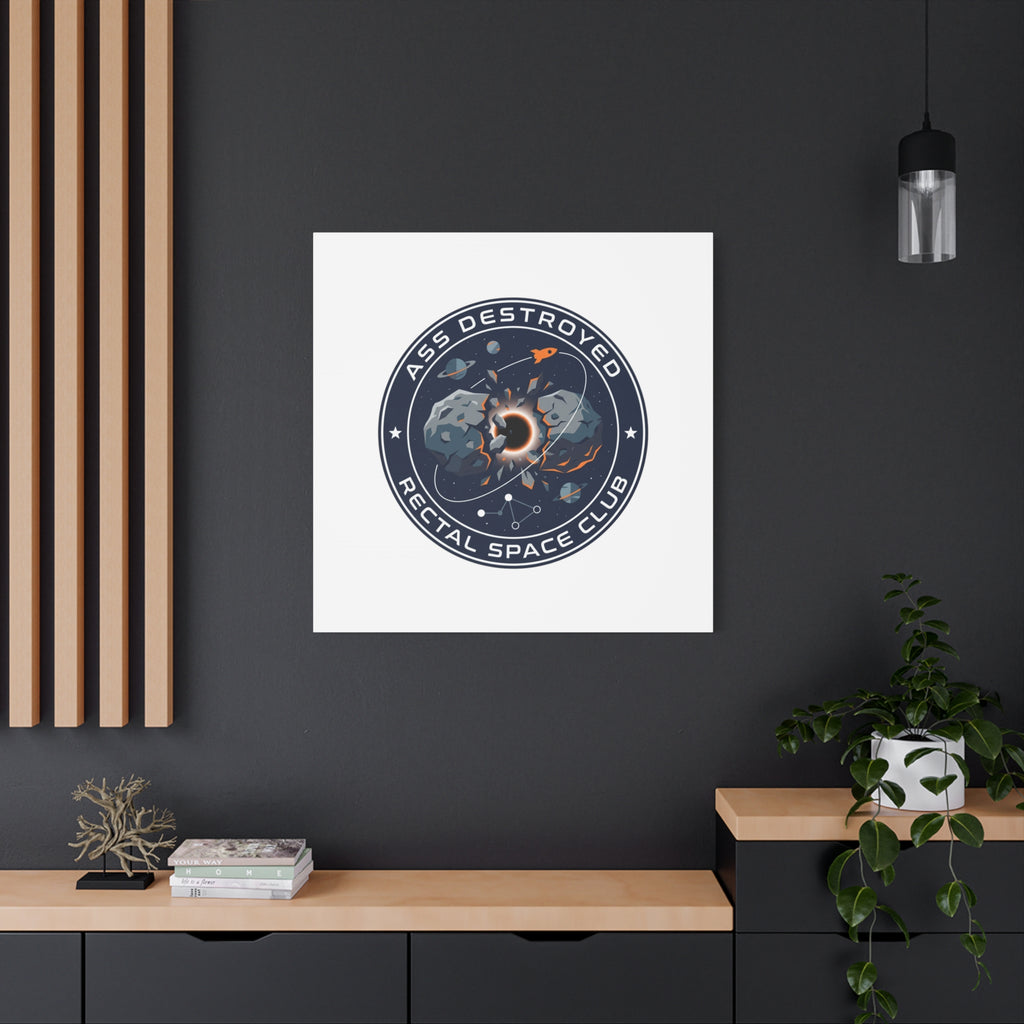 Cosmic Mission Patch Canvas | Space, Rocket, Astronaut, Deep Space