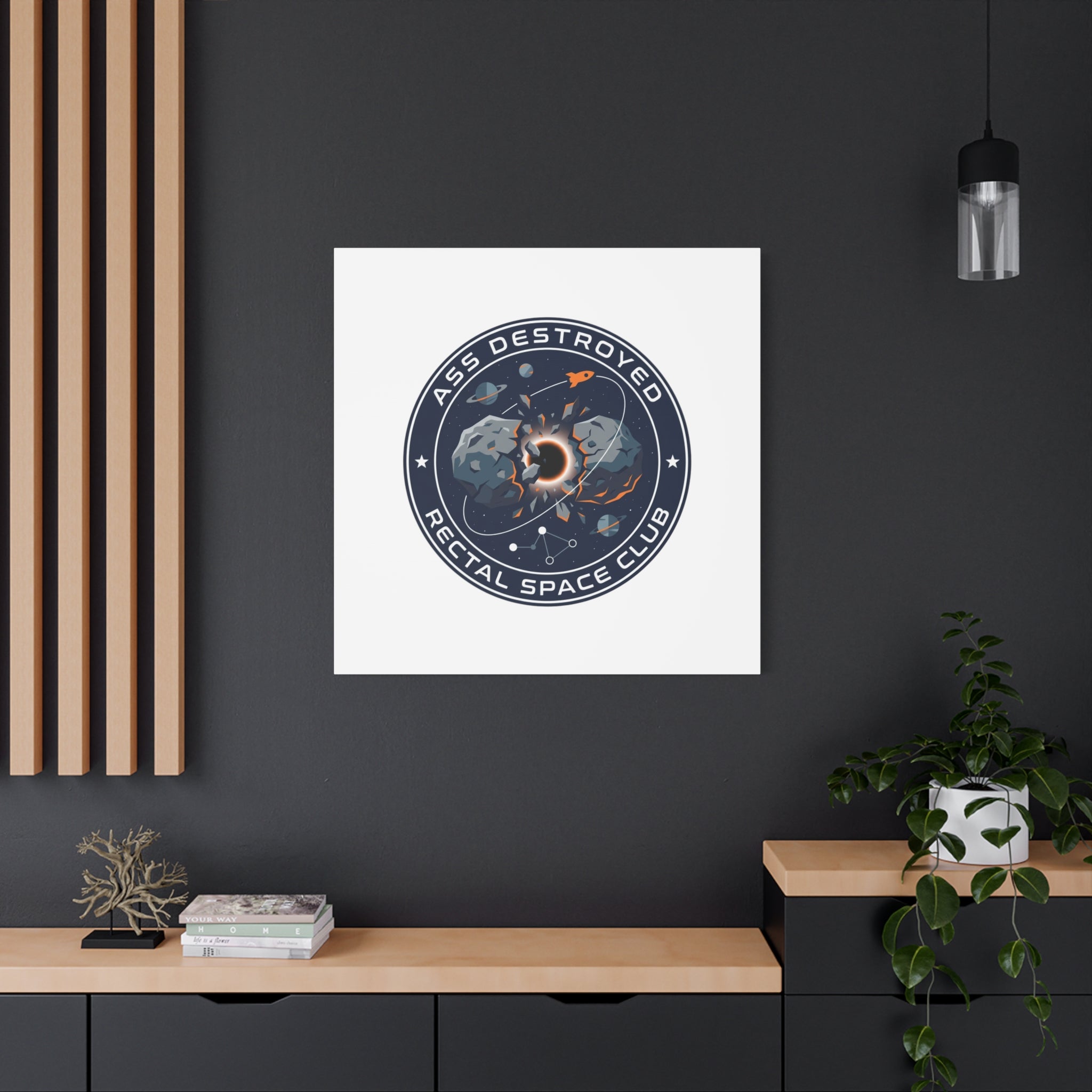 Cosmic Mission Patch Canvas | Space, Rocket, Astronaut, Deep Space