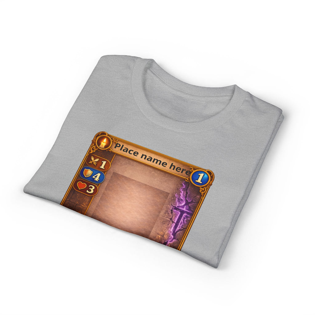 Trading Card Game Spell Card T-Shirt — Customizable Fantasy Card Design