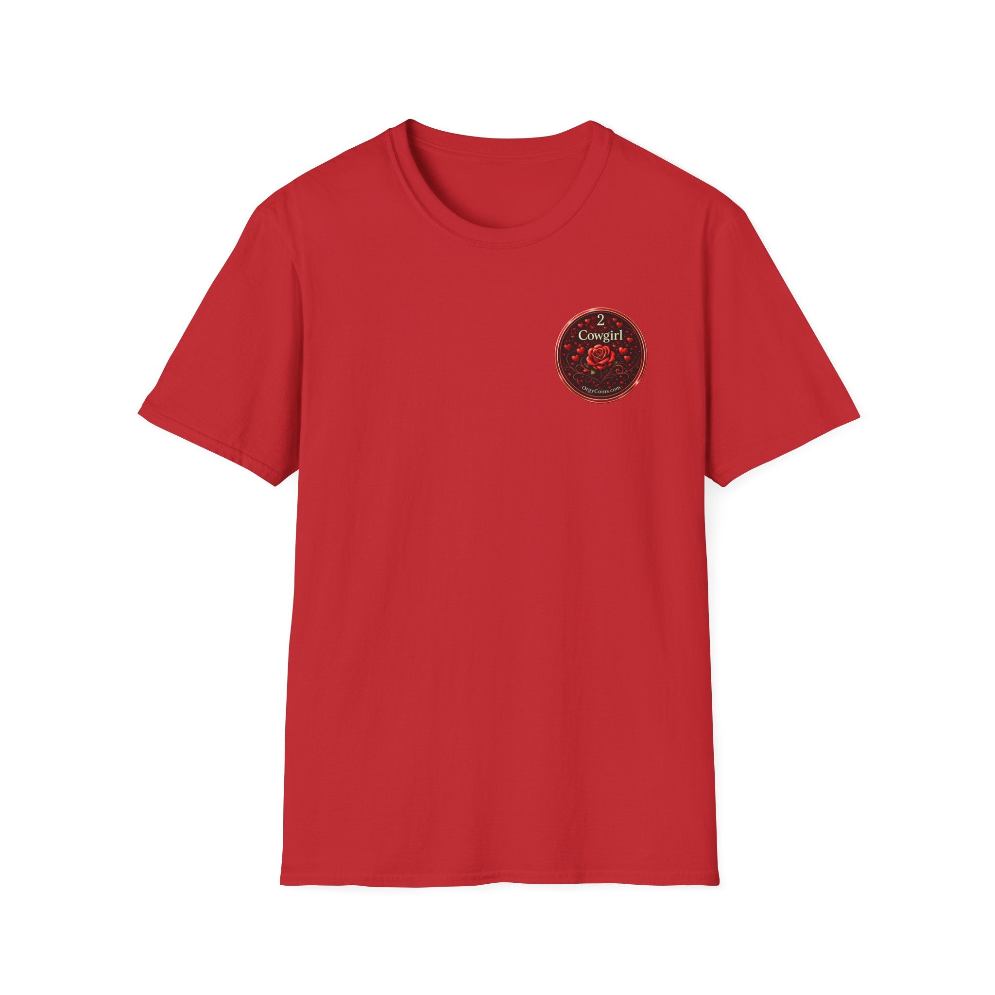 Cowgirl Rose Badge T-Shirt – Orgy Coin 2