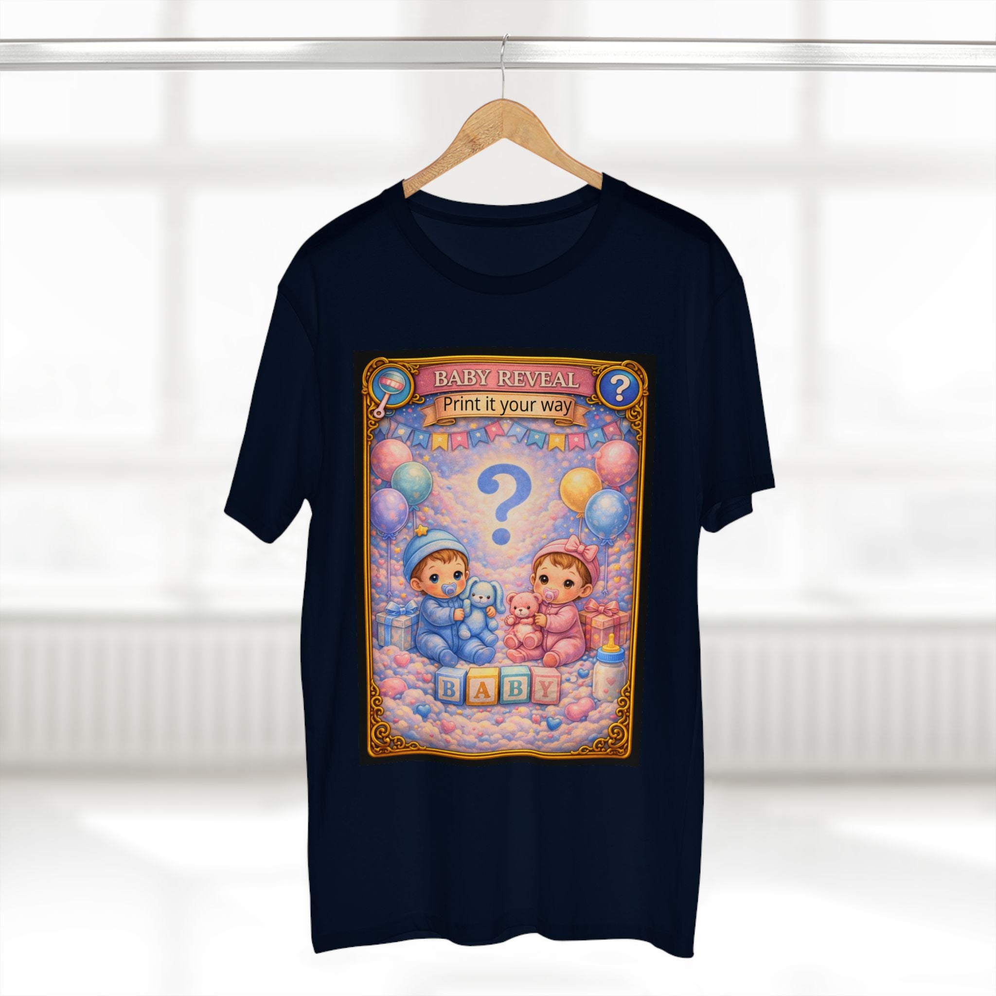 Gender Reveal T-Shirt — (Print It Your Way)