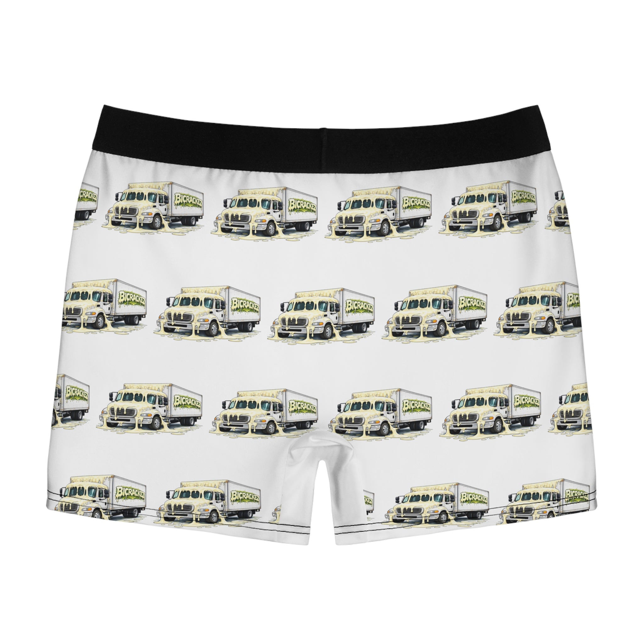 Truckloads Boxer Briefs — 'Truckloads Free Delivery' All-Over Print Men's Underwear