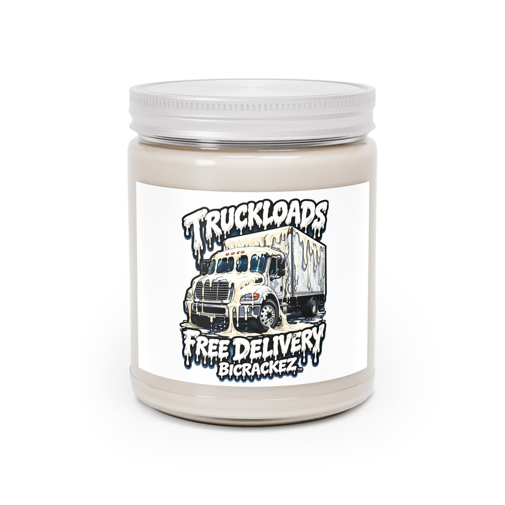 Truckloads Scented Soy Candle — "Free Delivery" 9oz Jar