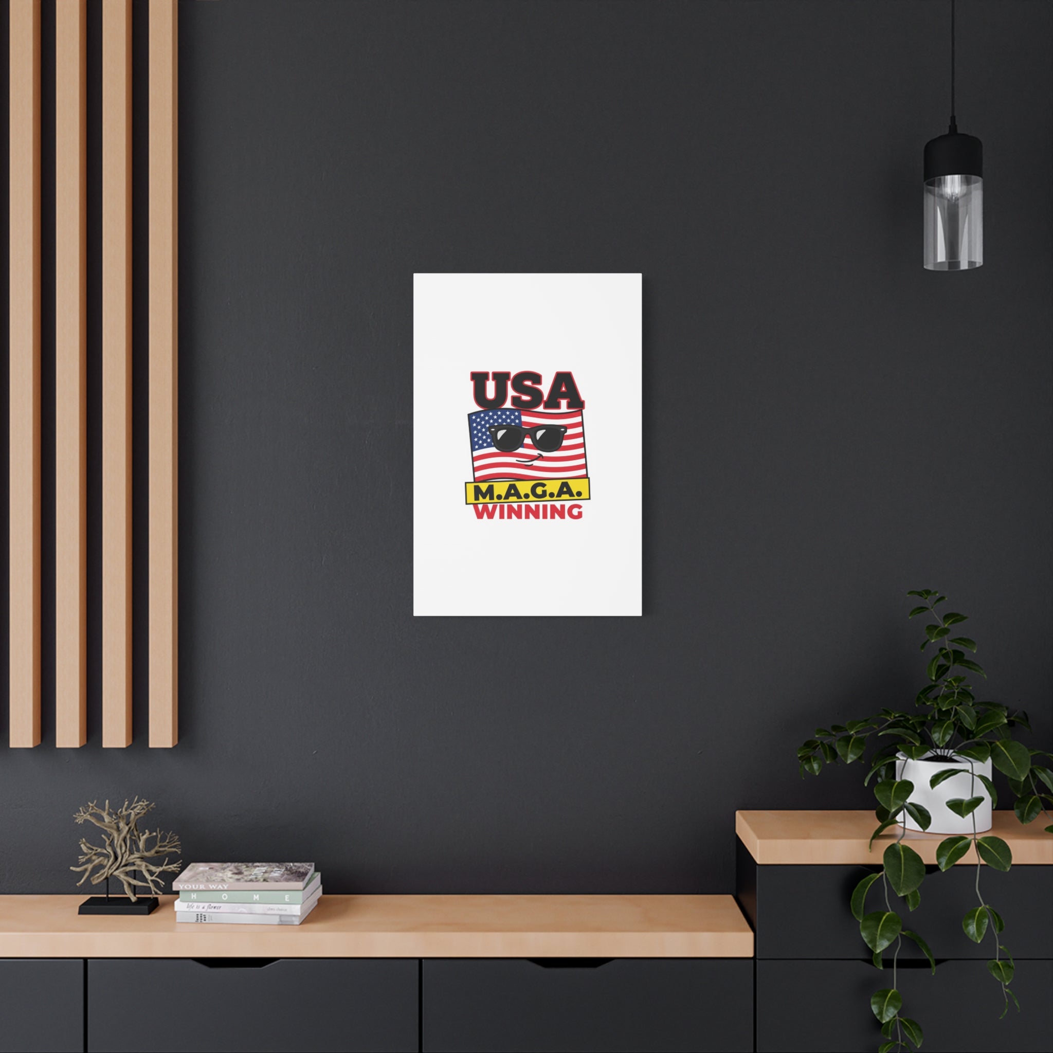 USA winning Canvas