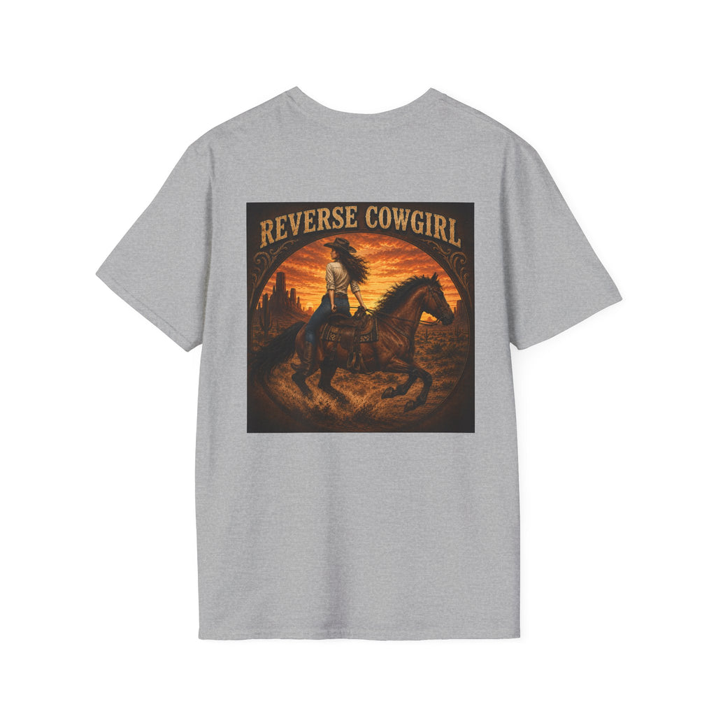 Reverse Cowgirl T‑Shirt — Orgy Coin 3