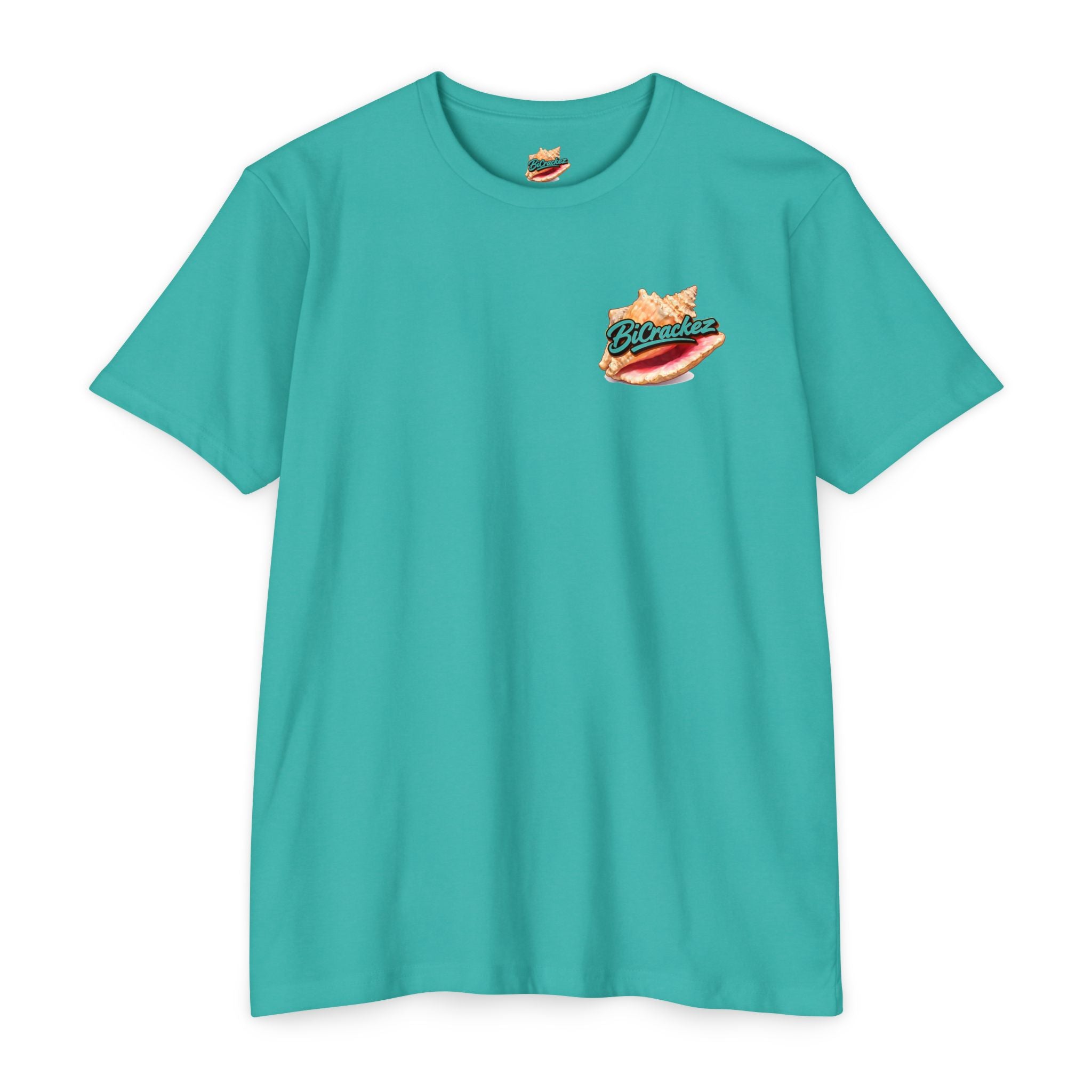 Conch Joke T-Shirt — Retro Beach Photo Tee with "That's a big conch" Graphic