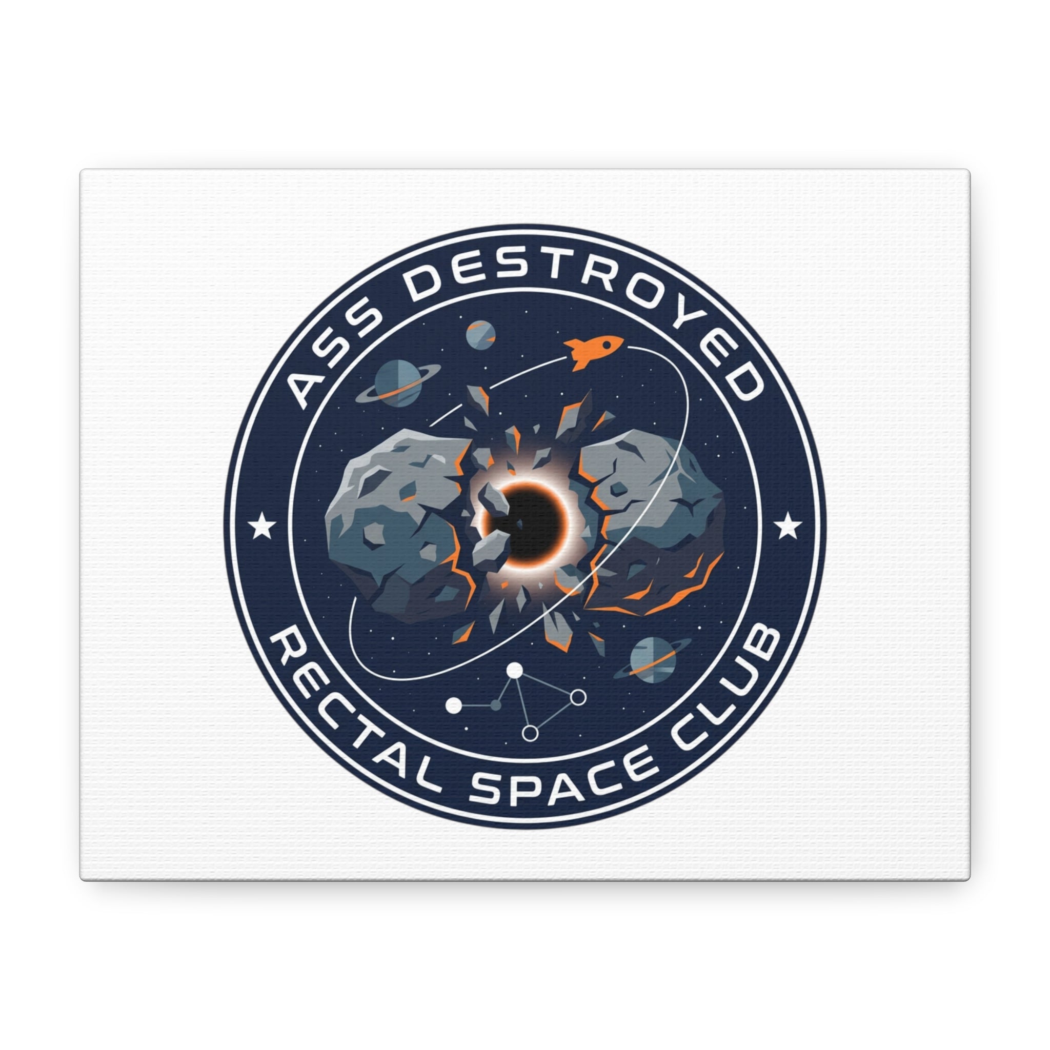 Cosmic Mission Patch Canvas | Space, Rocket, Astronaut, Deep Space