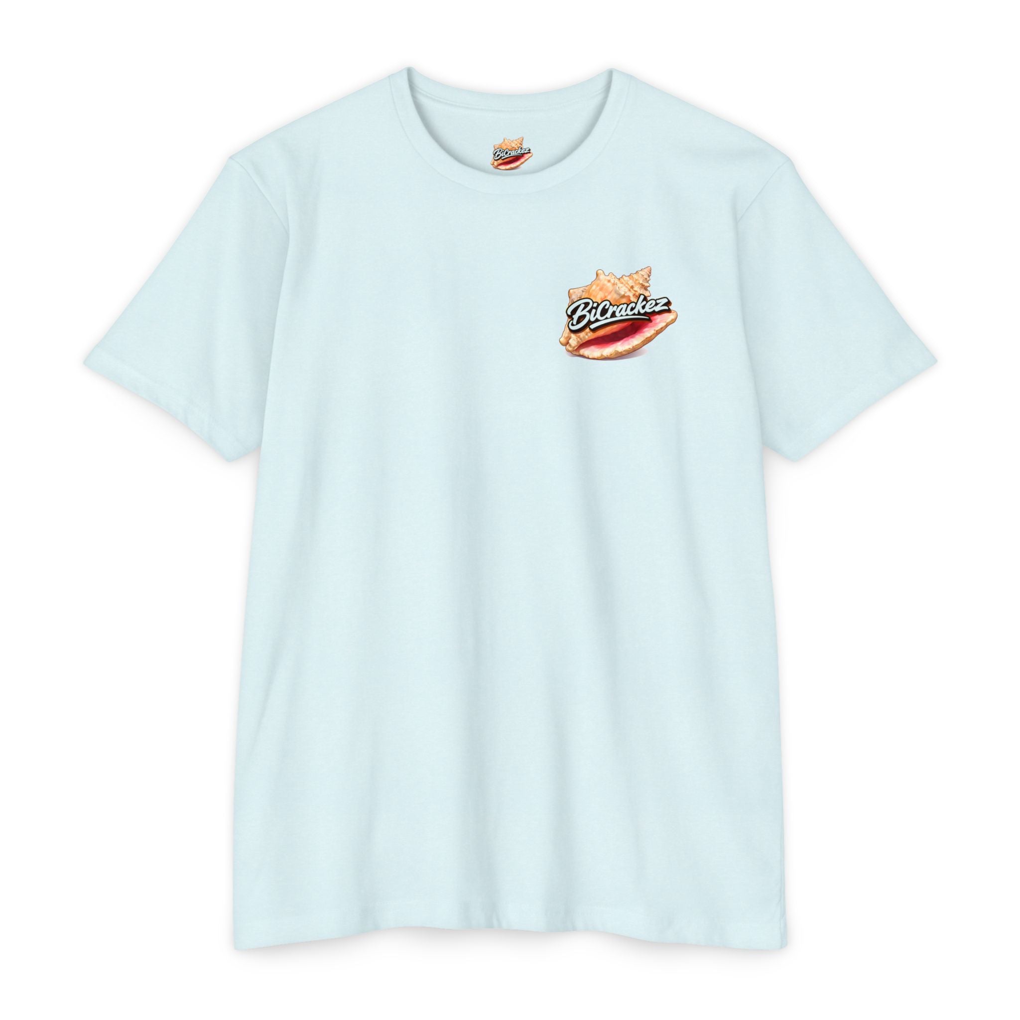 Conch Joke T-Shirt — Retro Beach Photo Tee with "That's a big conch" Graphic
