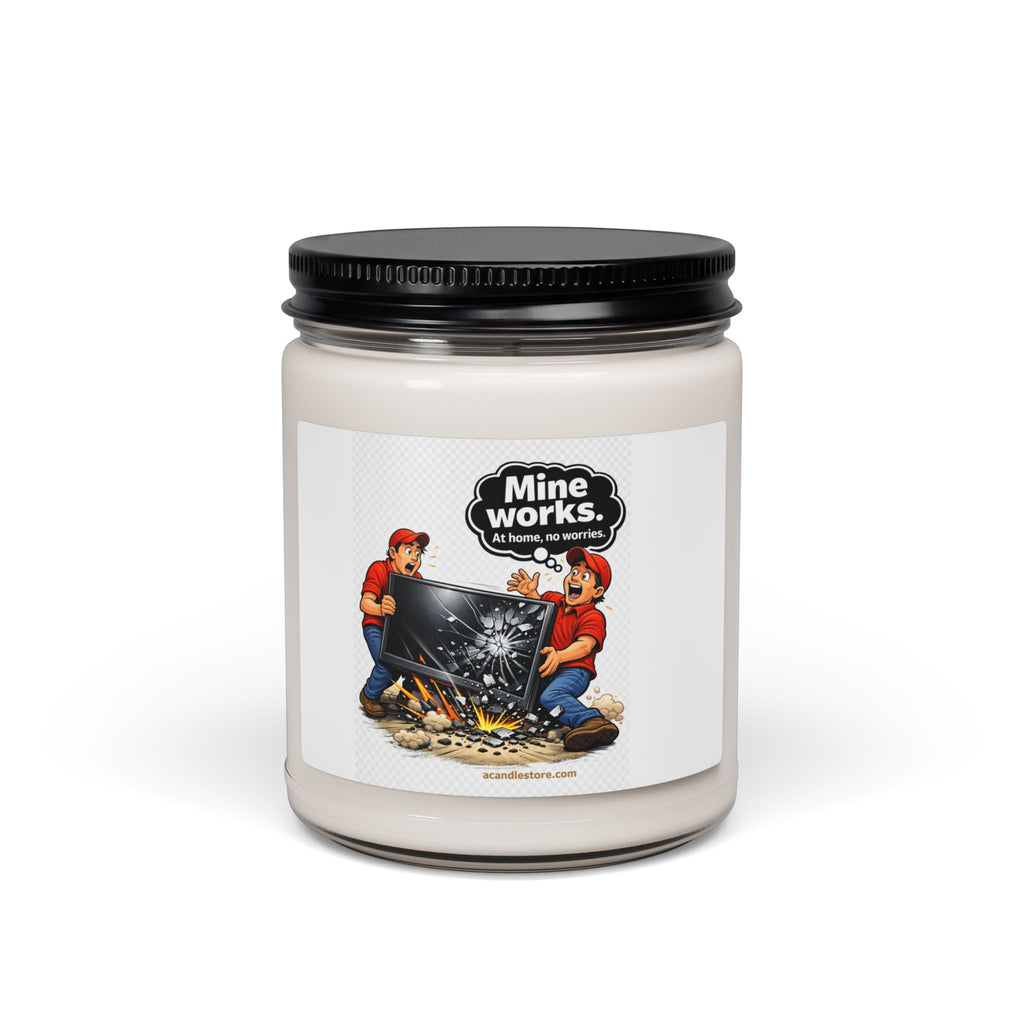Mine Works. Logo Soy Candle — 9oz Scented Jar Candle