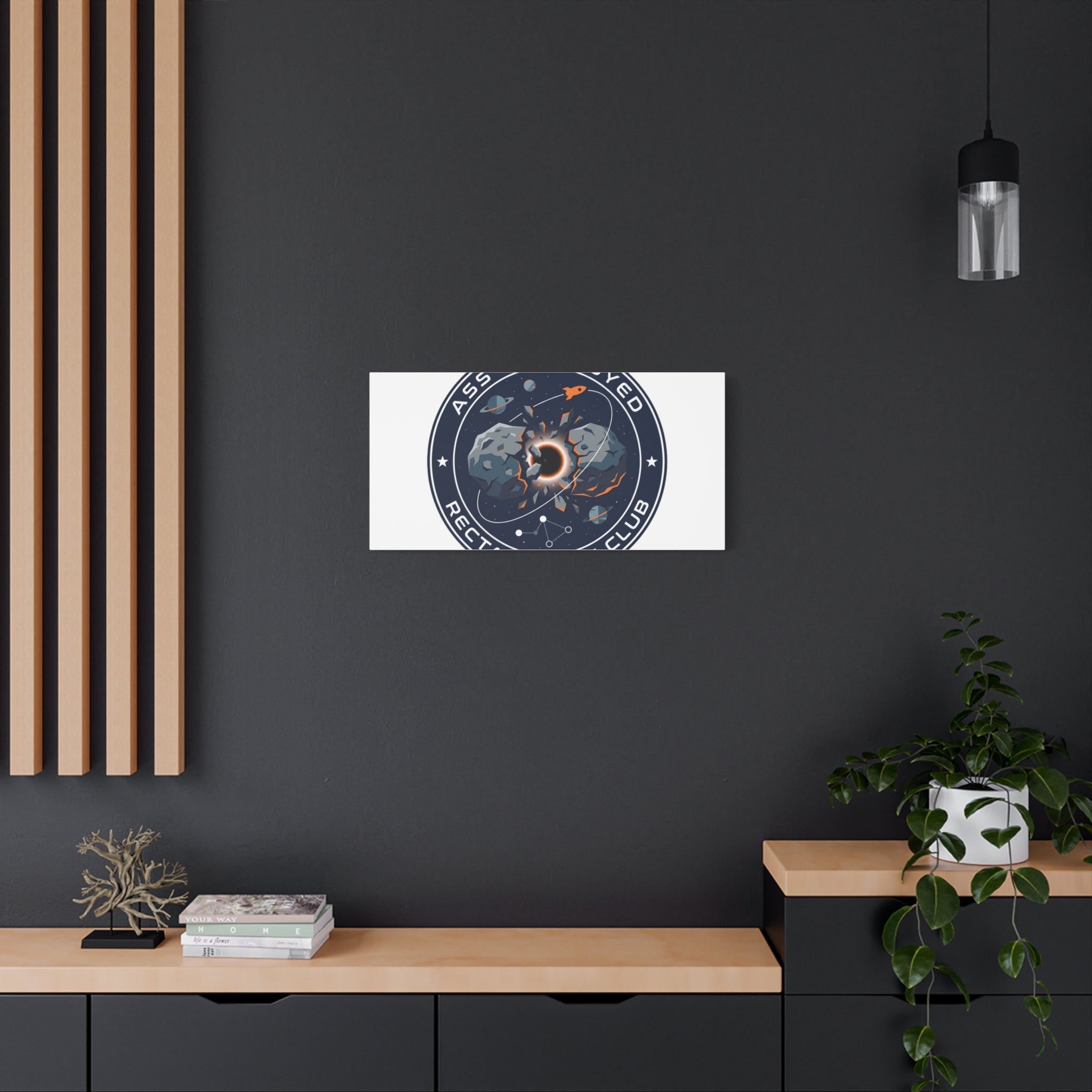 Cosmic Mission Patch Canvas | Space, Rocket, Astronaut, Deep Space