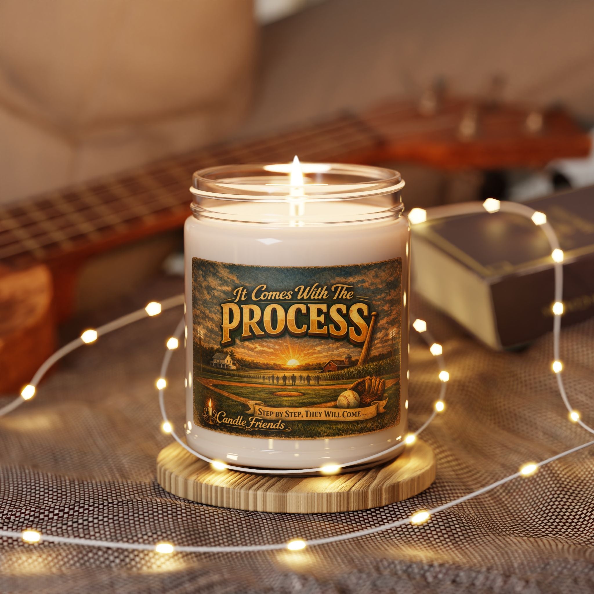 It Comes With The Process Soy Candle — 9oz Scented Jar (Inspirational)