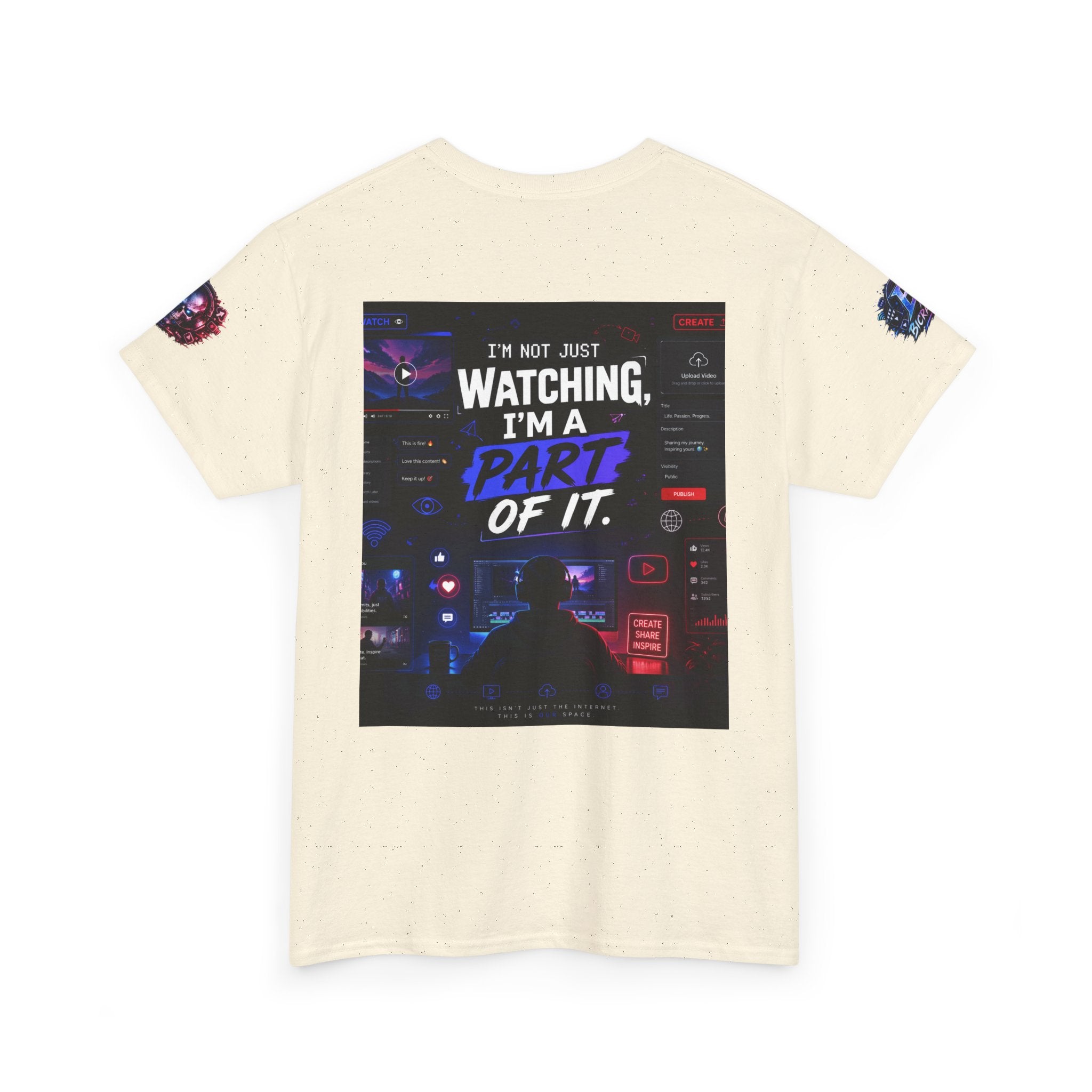 I'm A Part Of It T Shirt — Cyber Night Retro Graphic T-Shirt