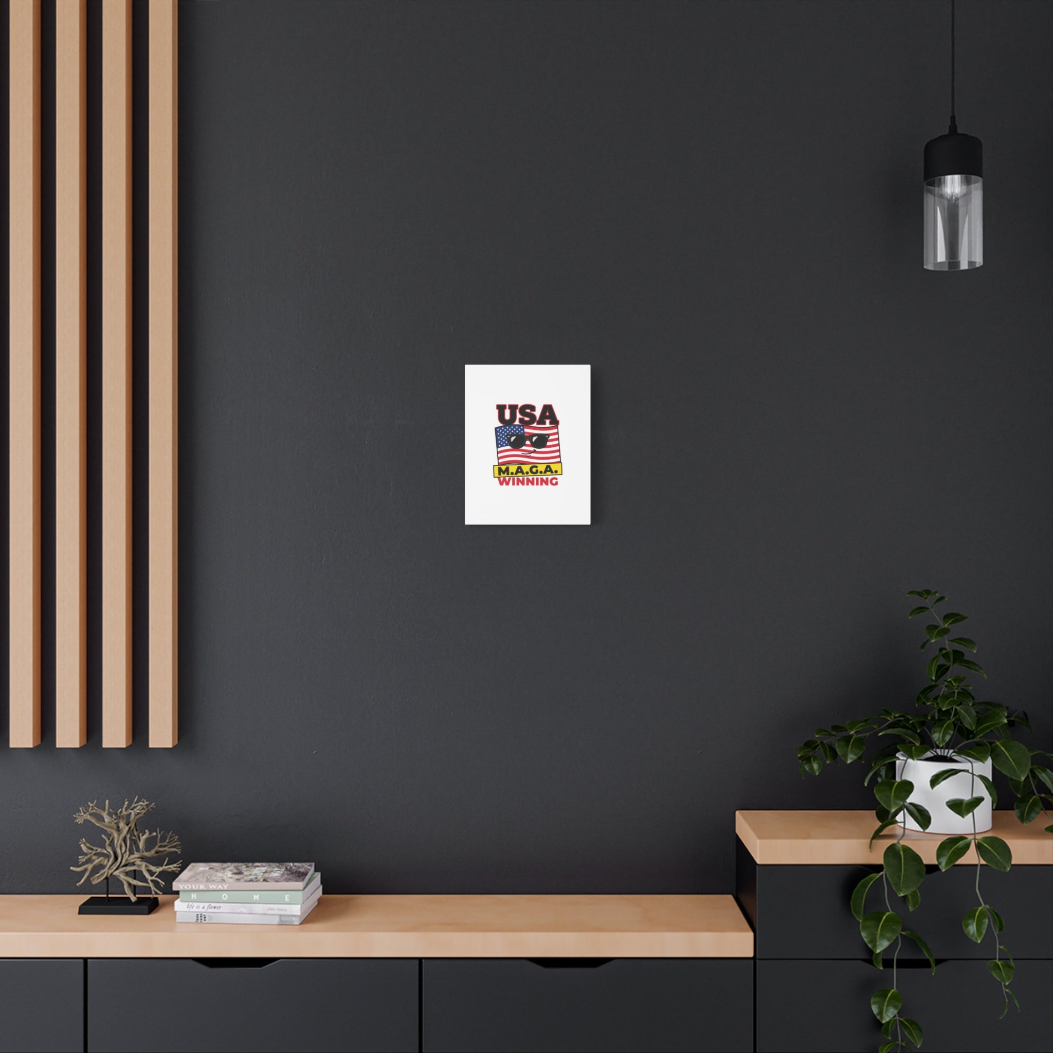 USA winning Canvas