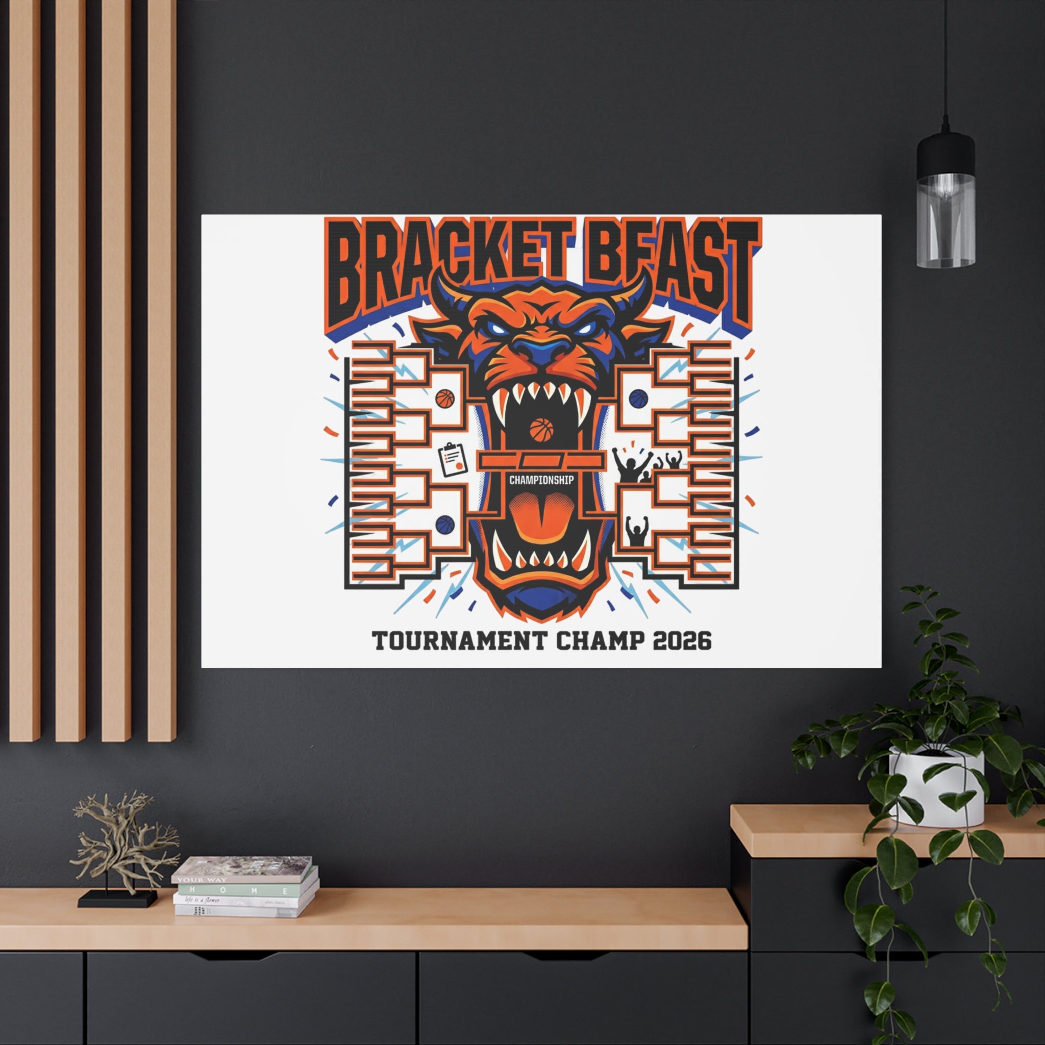 Bracket Beast Canvas | College Tournament Bracket, Gameday Hoops 2026