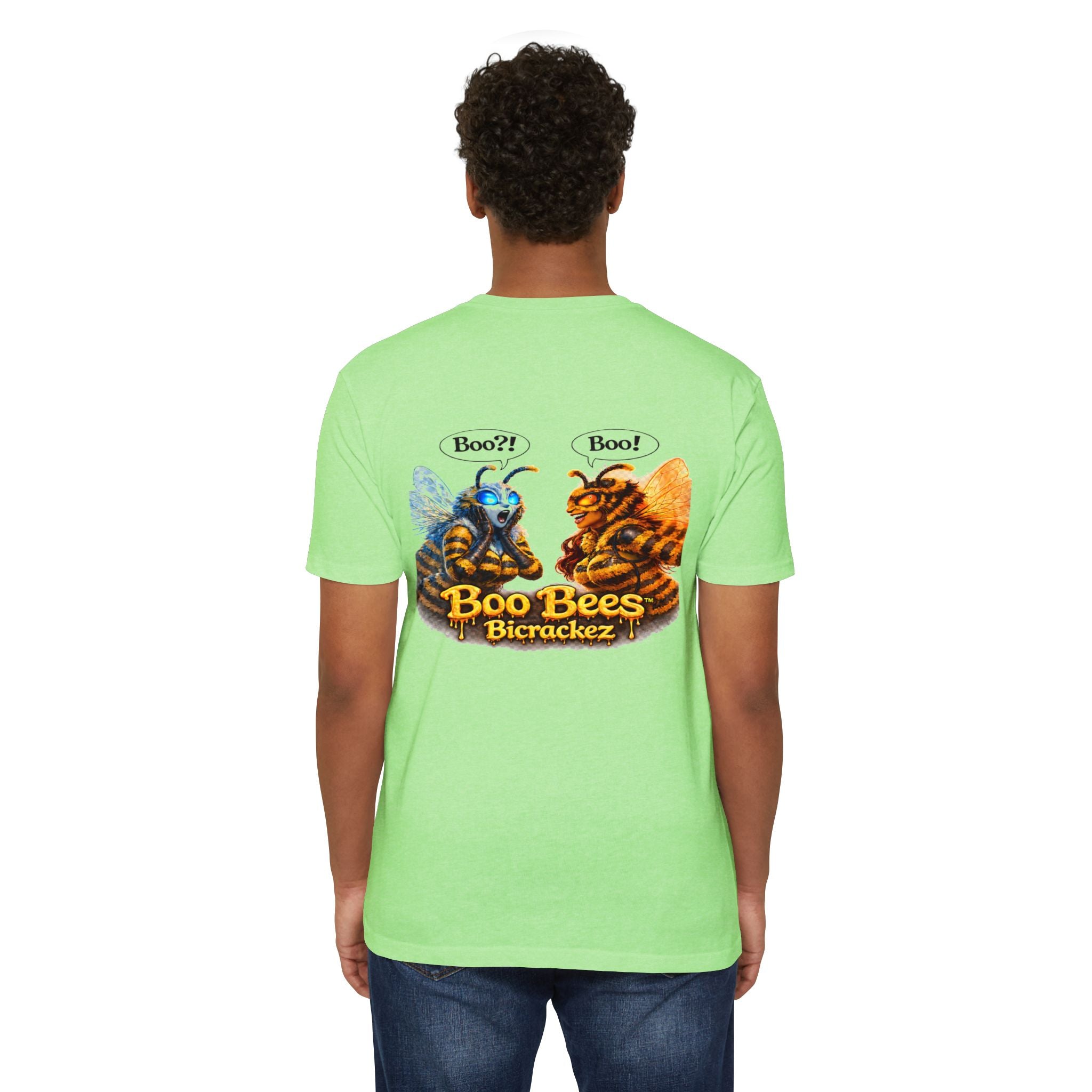 Boo Bees Graphic T-Shirt — 'Boo? Boo!' Bee Halloween Tee