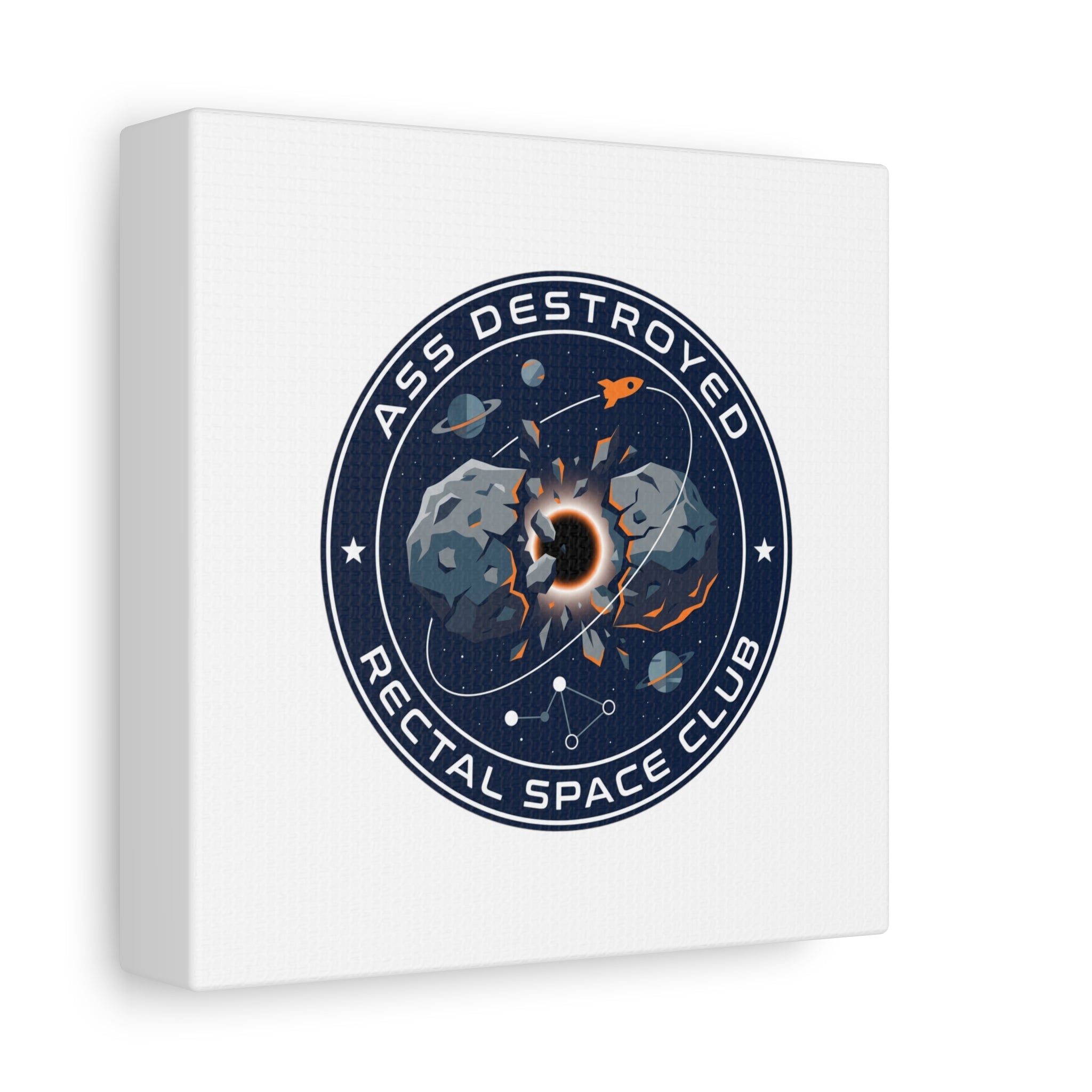 Cosmic Mission Patch Canvas | Space, Rocket, Astronaut, Deep Space