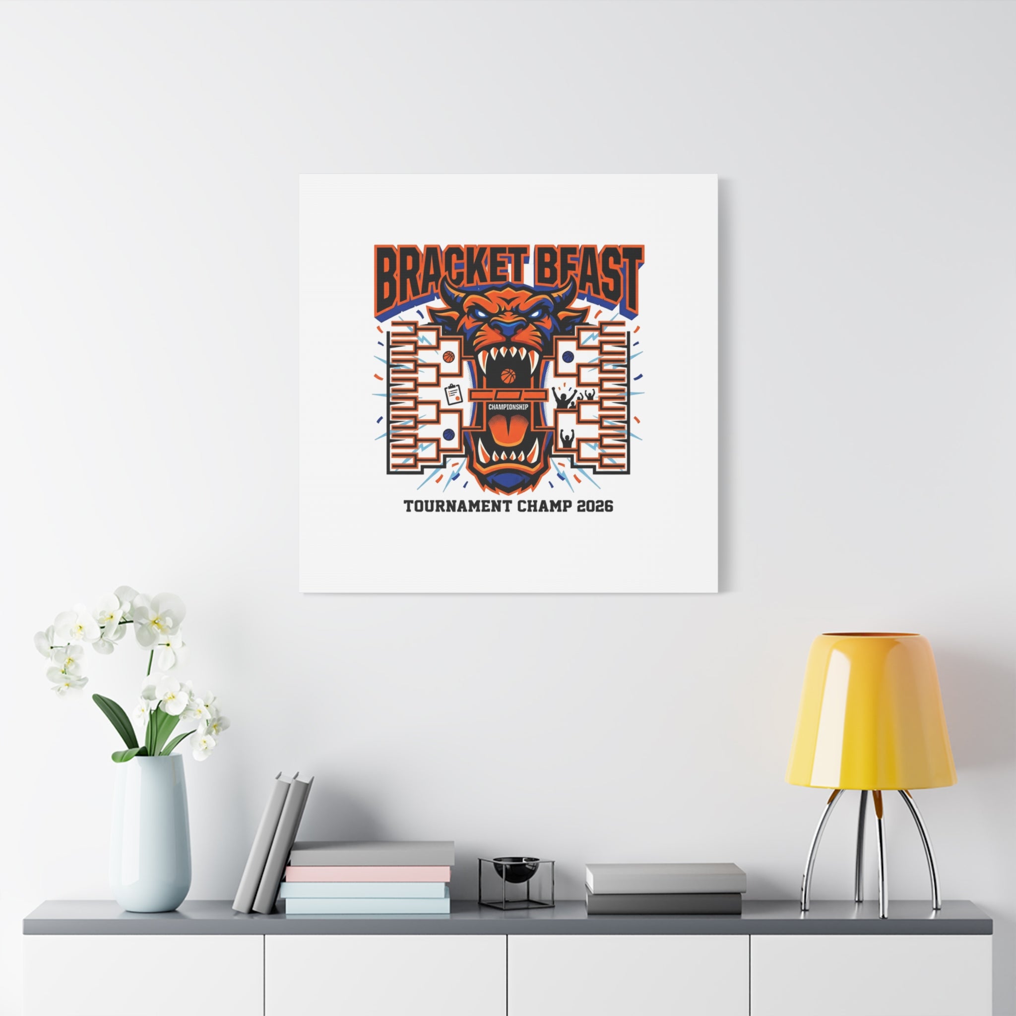 Bracket Beast Canvas | College Tournament Bracket, Gameday Hoops 2026