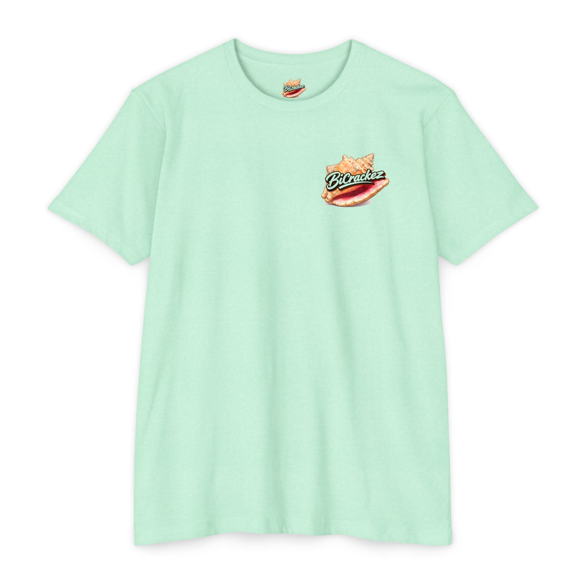 Conch Joke T-Shirt — Retro Beach Photo Tee with "That's a big conch" Graphic