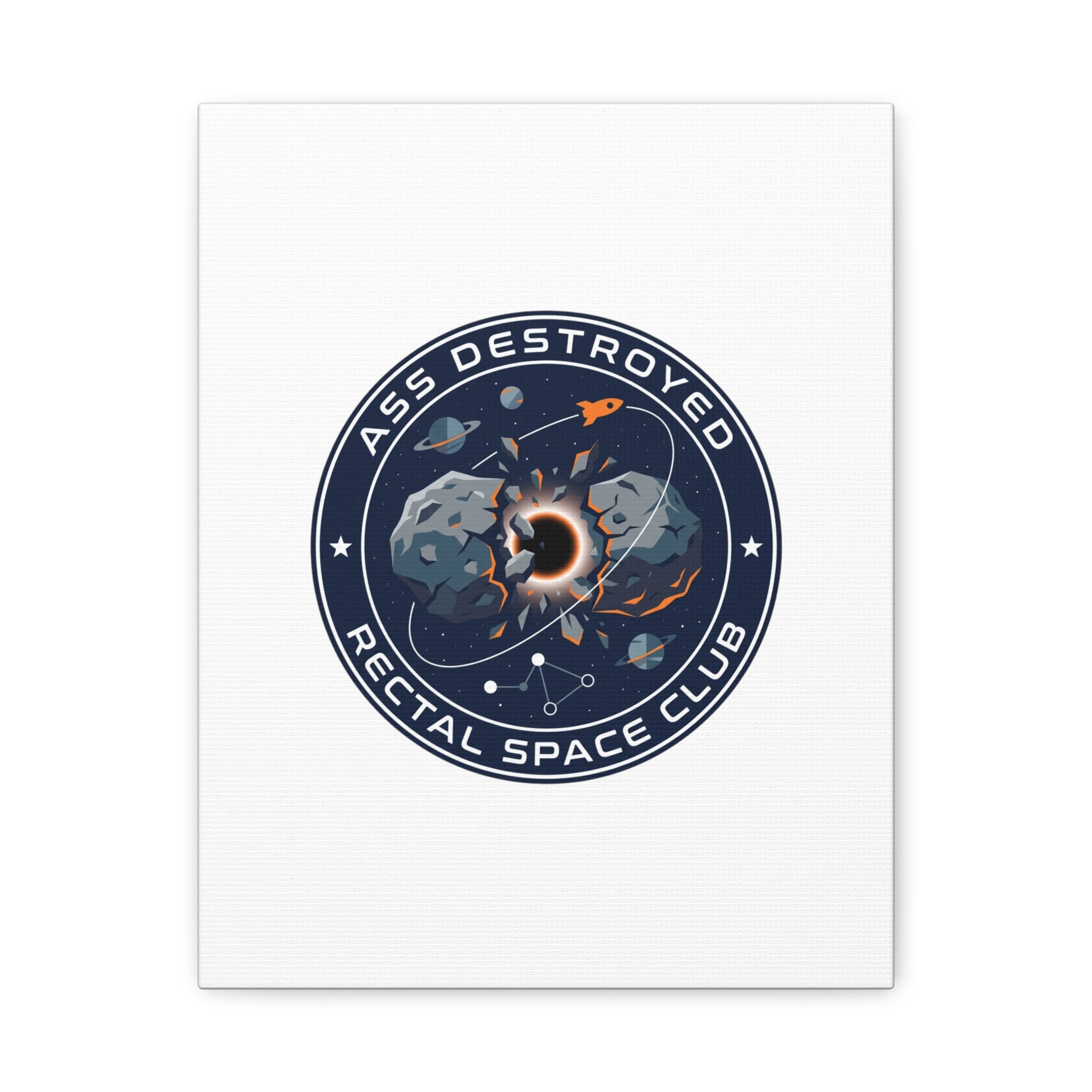 Cosmic Mission Patch Canvas | Space, Rocket, Astronaut, Deep Space