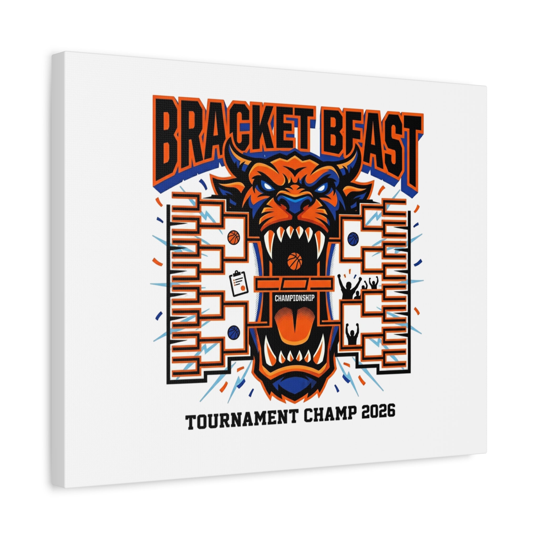 Bracket Beast Canvas | College Tournament Bracket, Gameday Hoops 2026