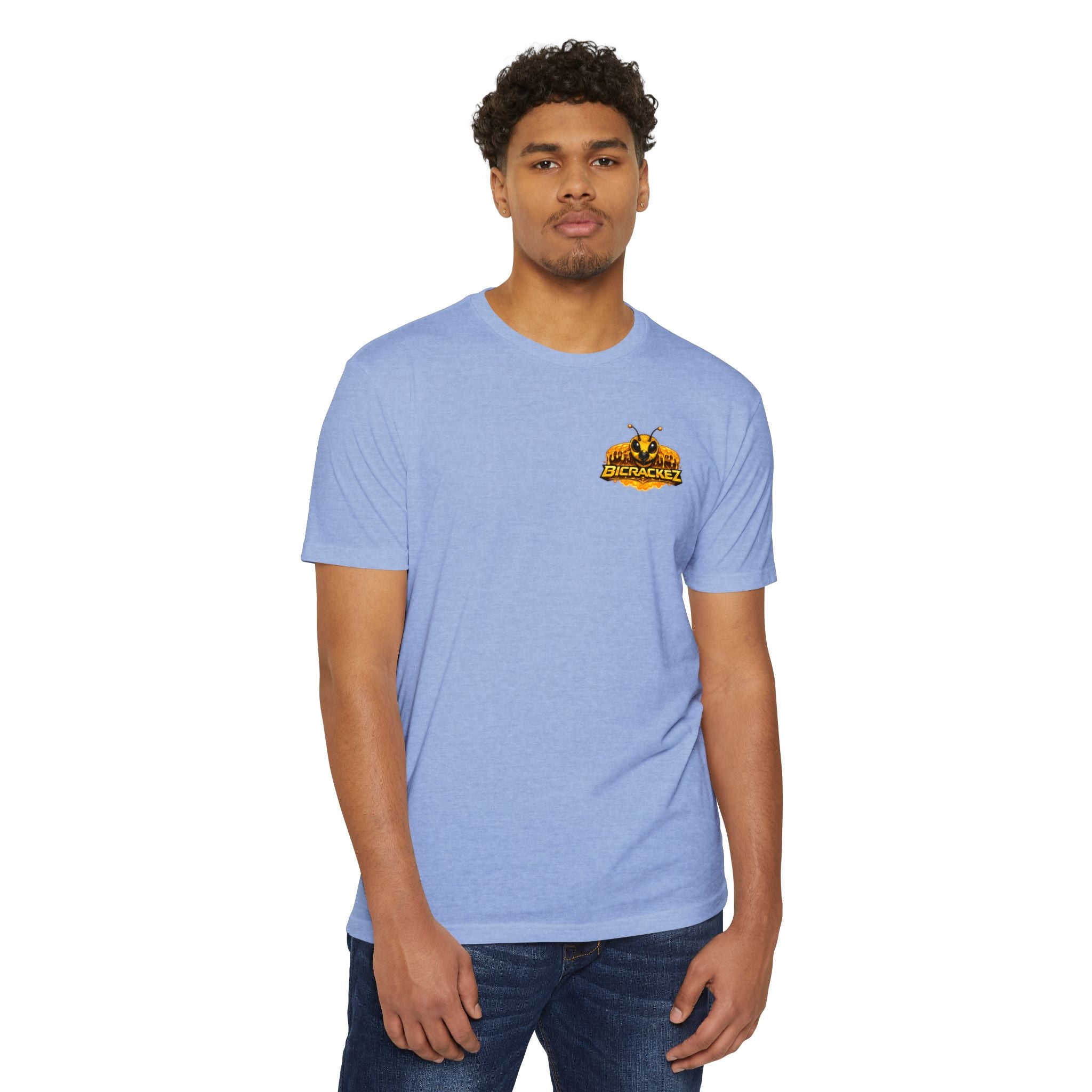Bee Team Graphic T-Shirt — 'The Bee Team Bcrackez' Cartoon Logo Tee