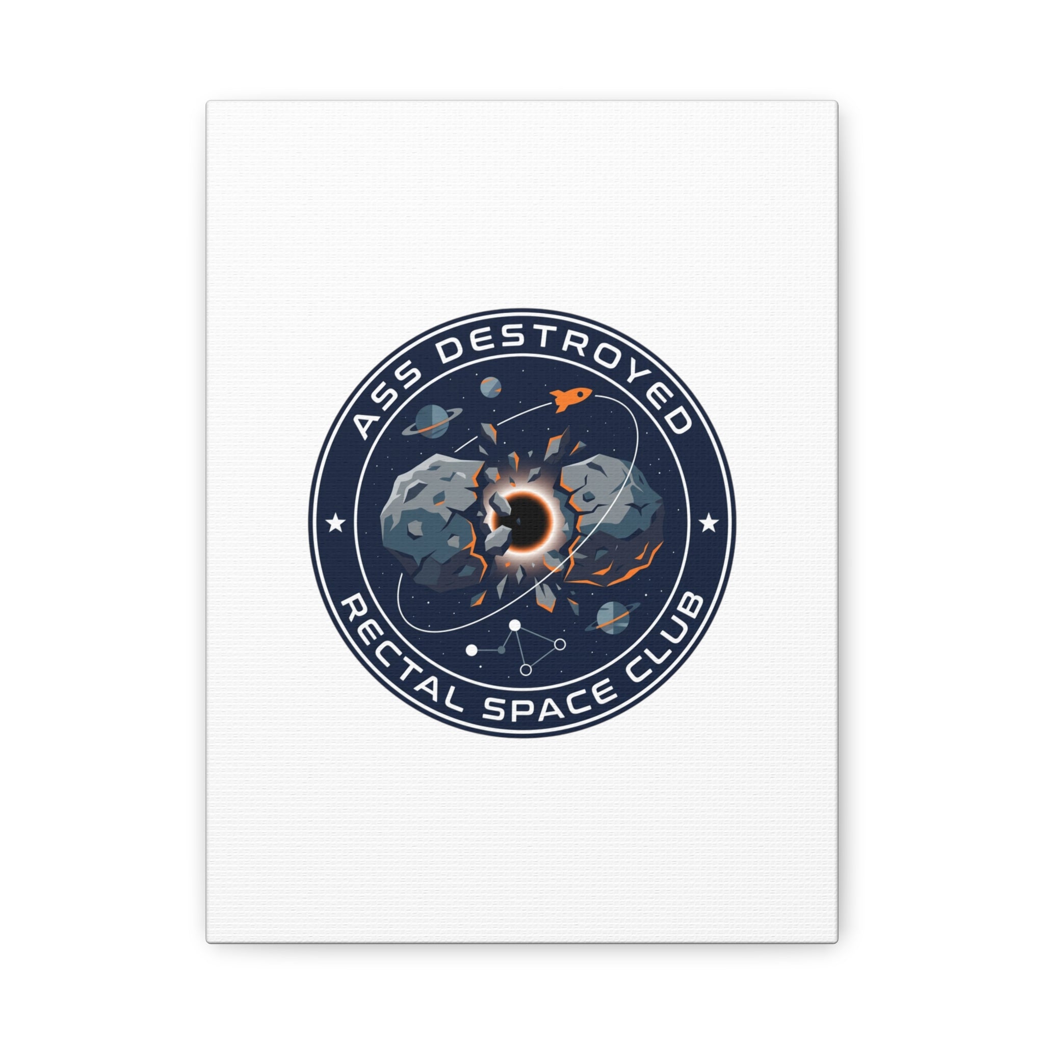 Cosmic Mission Patch Canvas | Space, Rocket, Astronaut, Deep Space