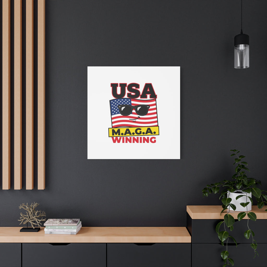 USA winning Canvas