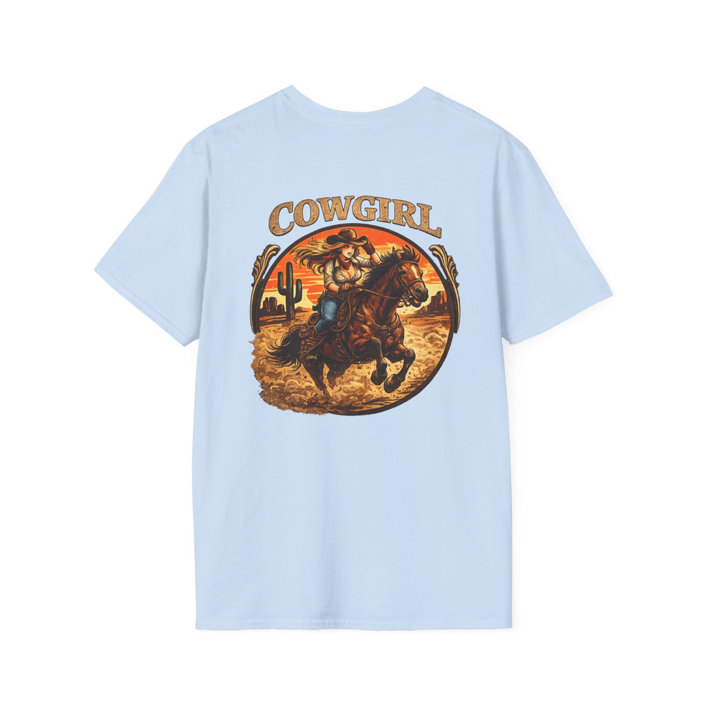 Cowgirl Rose Badge T-Shirt – Orgy Coin 2