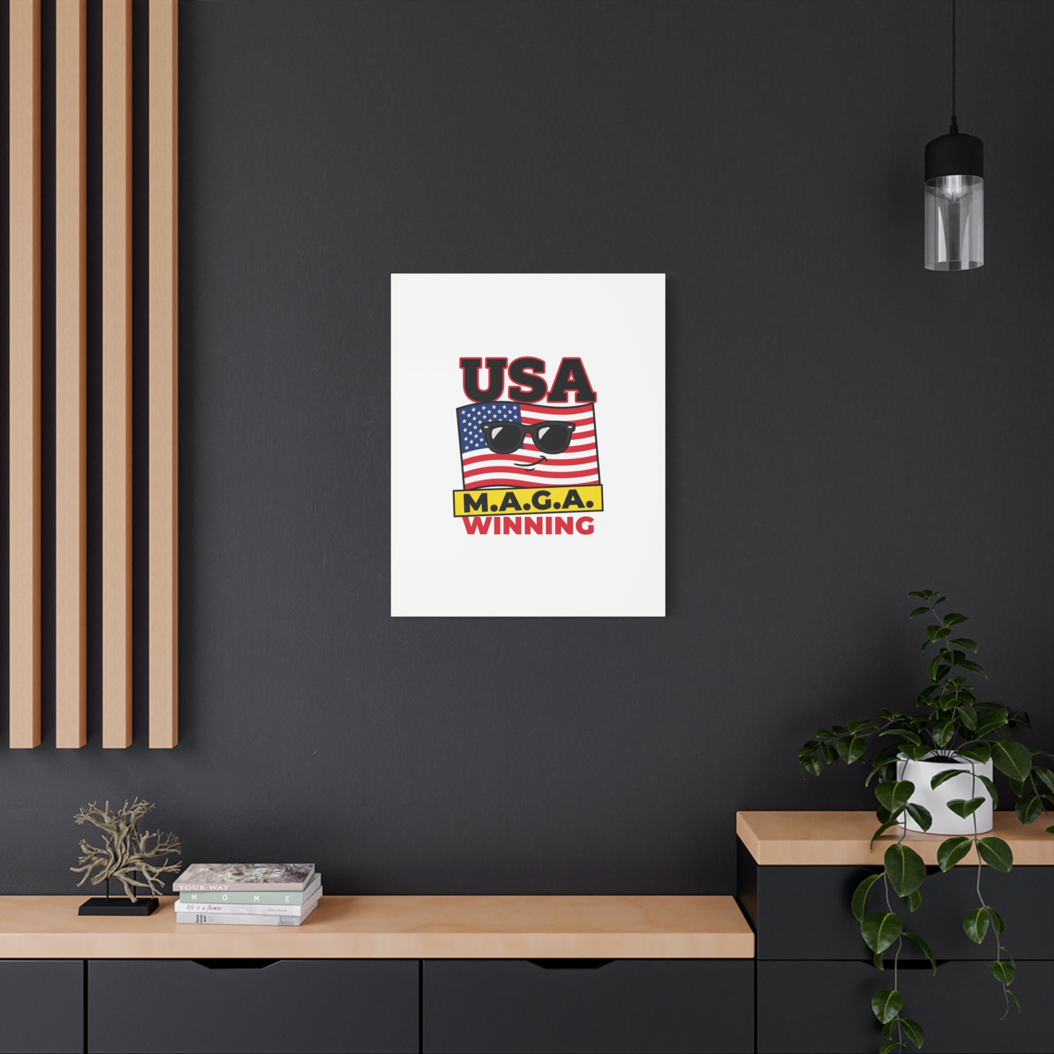 USA winning Canvas