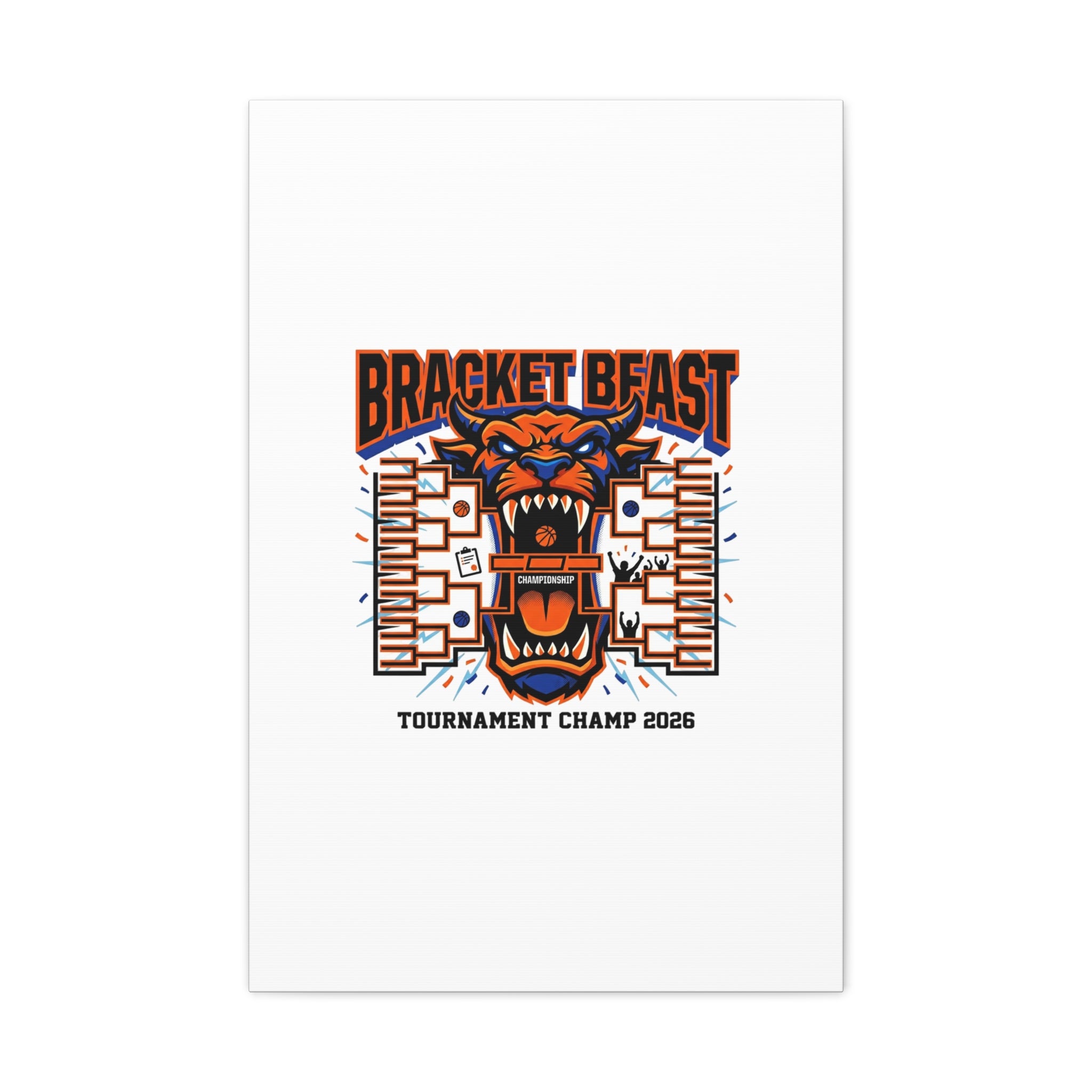 Bracket Beast Canvas | College Tournament Bracket, Gameday Hoops 2026
