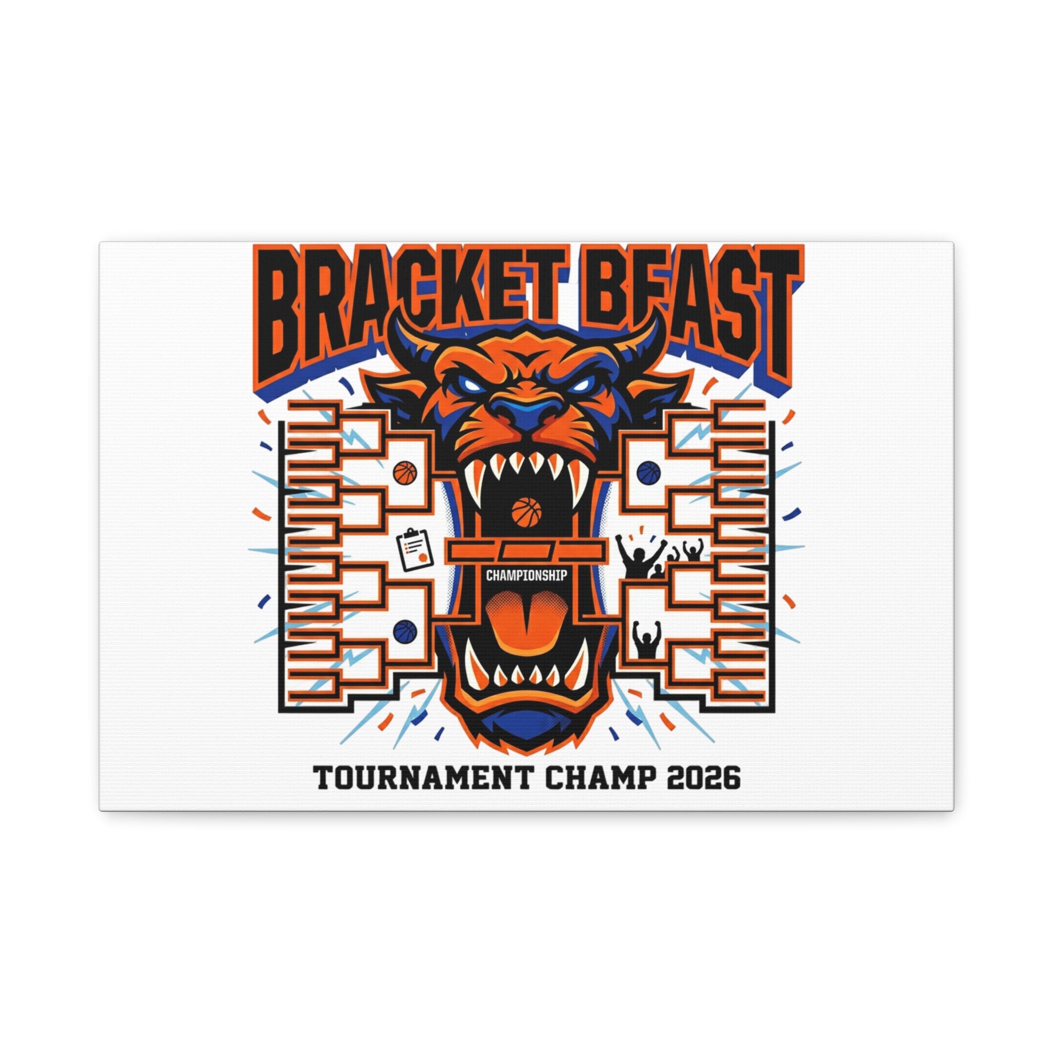 Bracket Beast Canvas | College Tournament Bracket, Gameday Hoops 2026
