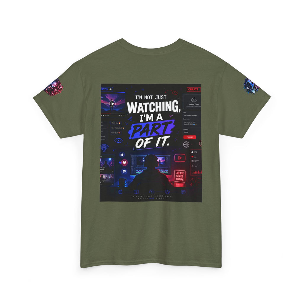 I'm A Part Of It T Shirt — Cyber Night Retro Graphic T-Shirt
