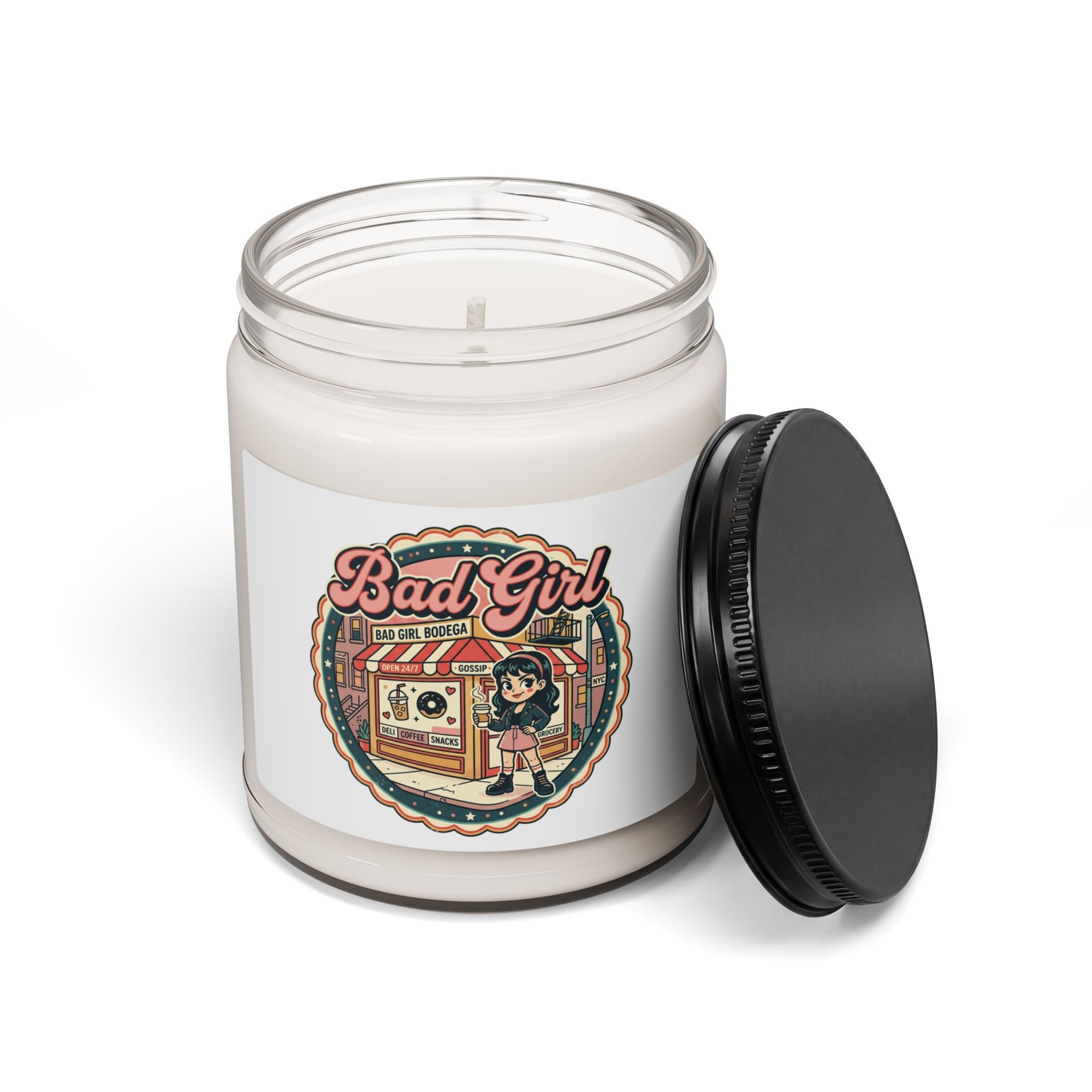 Bad Girl Bodega Candle, Soy Jar Candle | NYC, Y2K Spanglish Vibe