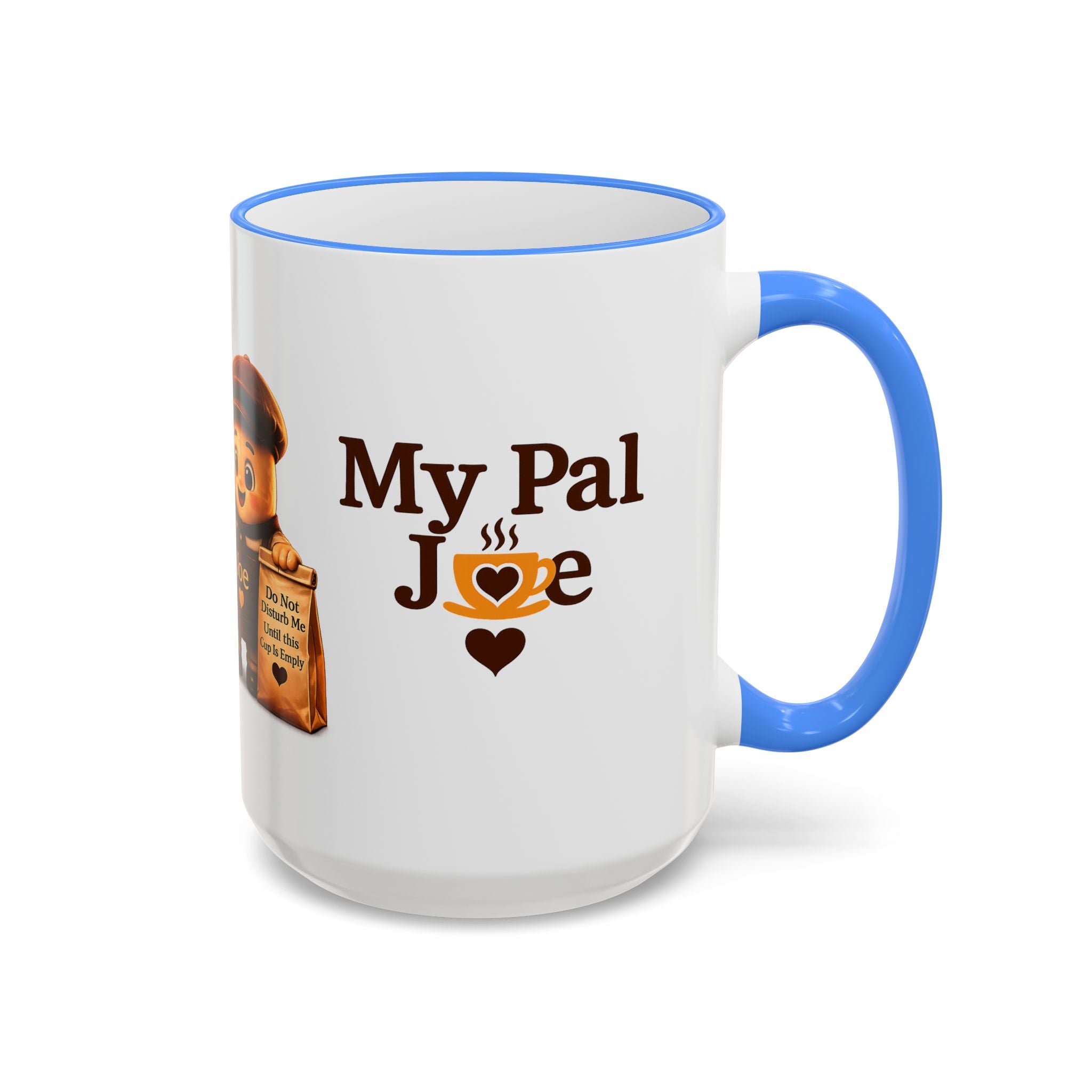 Running on Hope and Caffeine — 'My First Cup of Joe' Vintage Coffee Character (11oz/15oz)