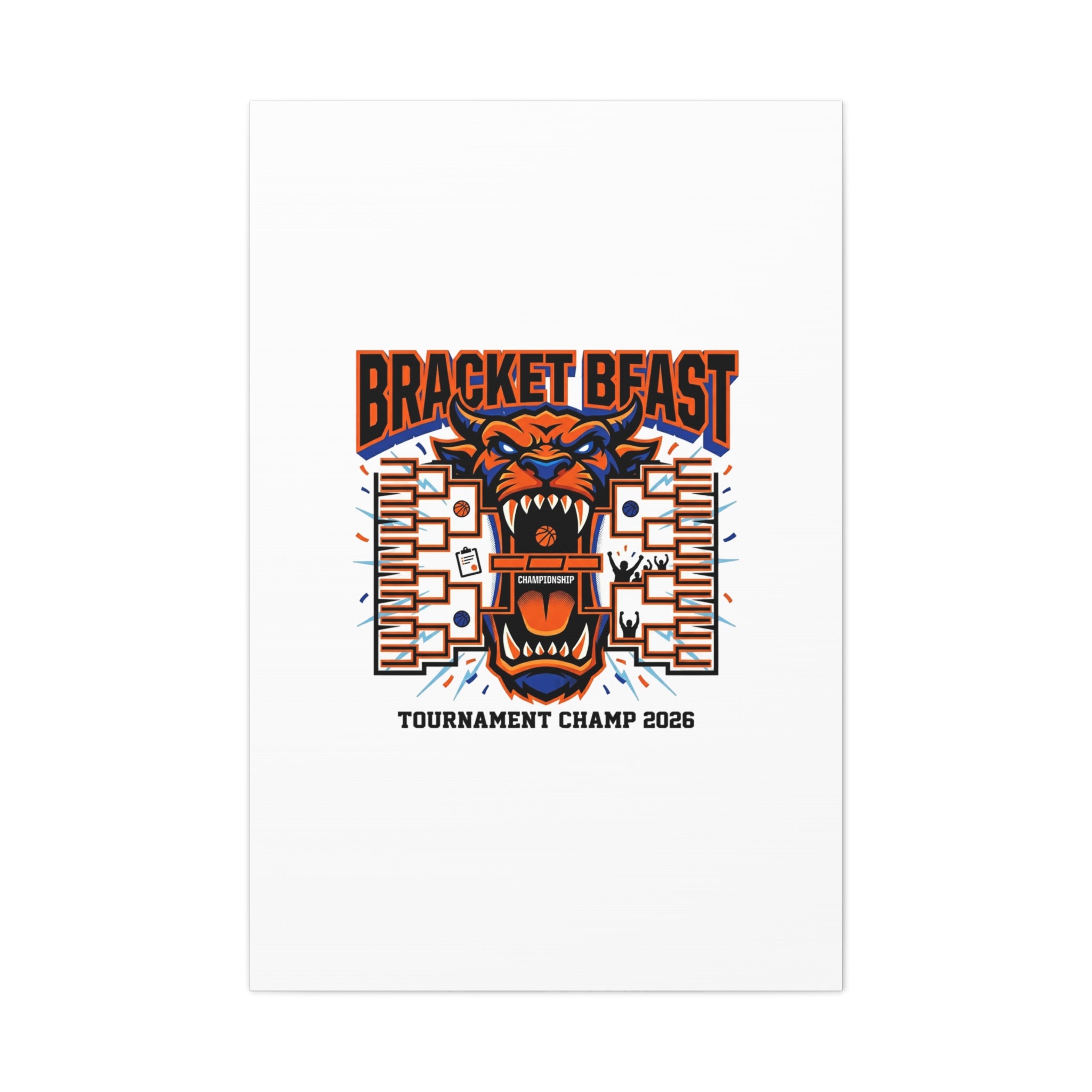 Bracket Beast Canvas | College Tournament Bracket, Gameday Hoops 2026