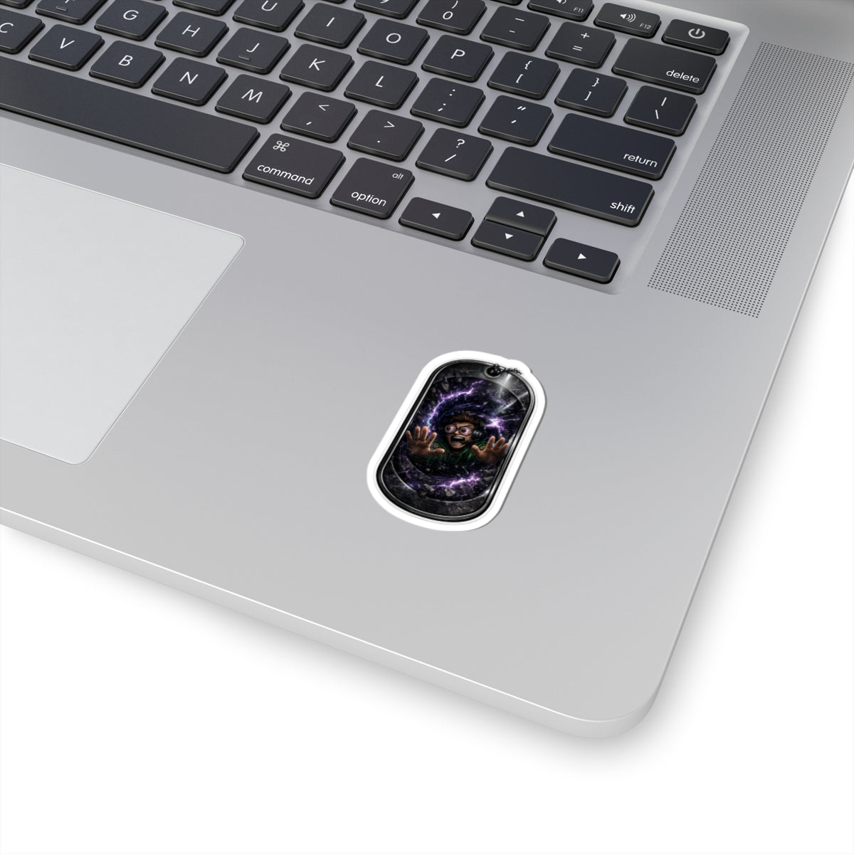 Portal Trap Gamstr Kiss-Cut Sticker — Scary Sci‑Fi Horror Laptop Decal