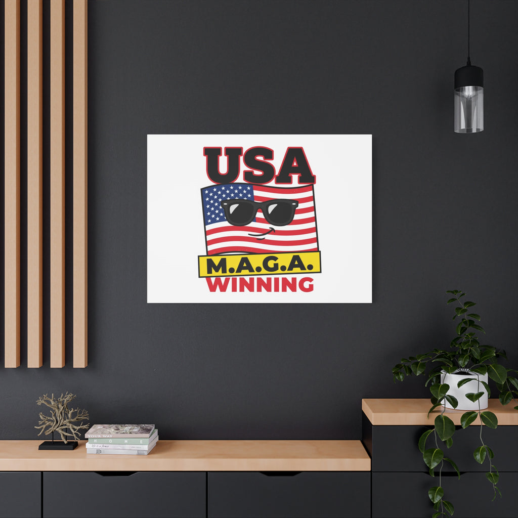 USA winning Canvas