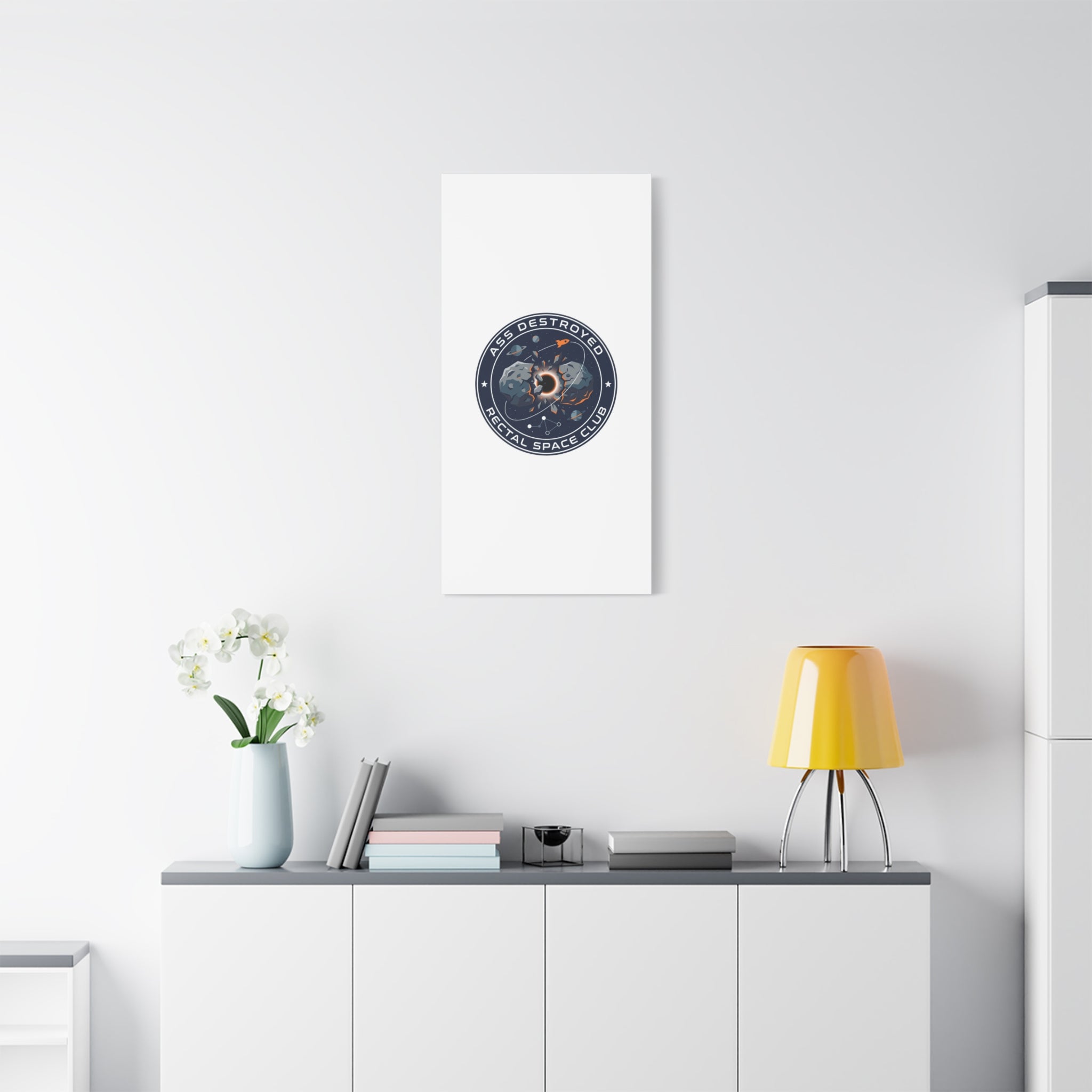 Cosmic Mission Patch Canvas | Space, Rocket, Astronaut, Deep Space