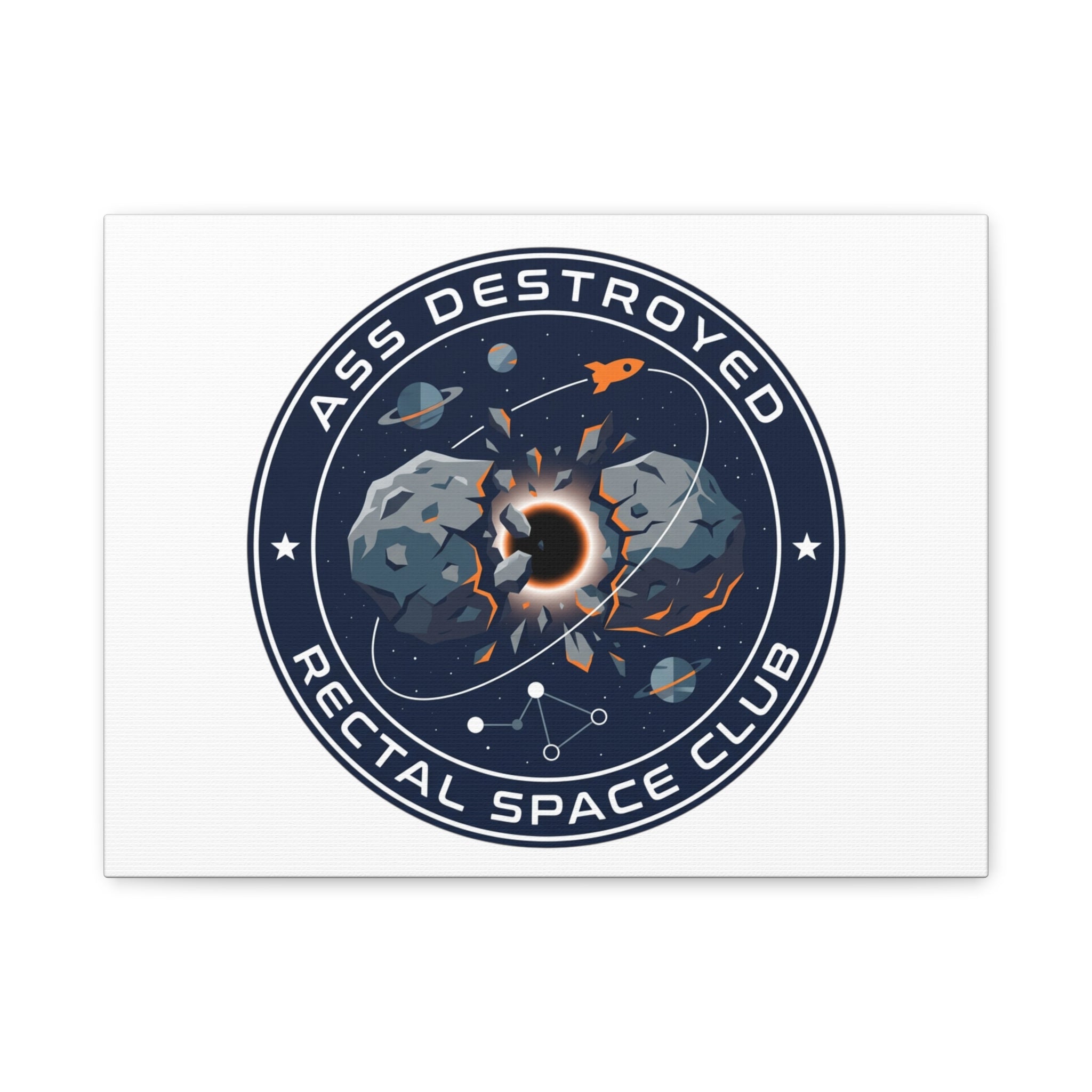 Cosmic Mission Patch Canvas | Space, Rocket, Astronaut, Deep Space