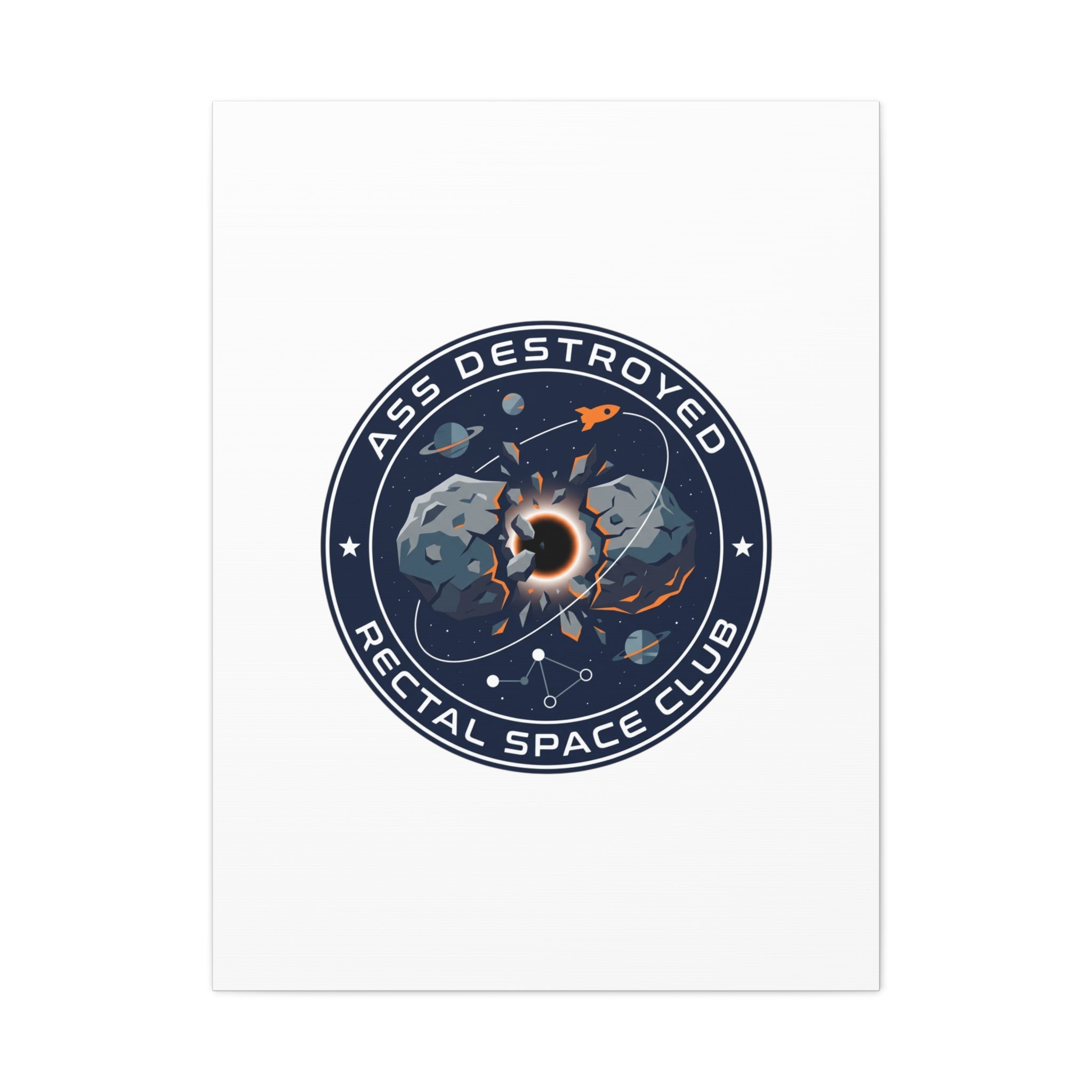 Cosmic Mission Patch Canvas | Space, Rocket, Astronaut, Deep Space