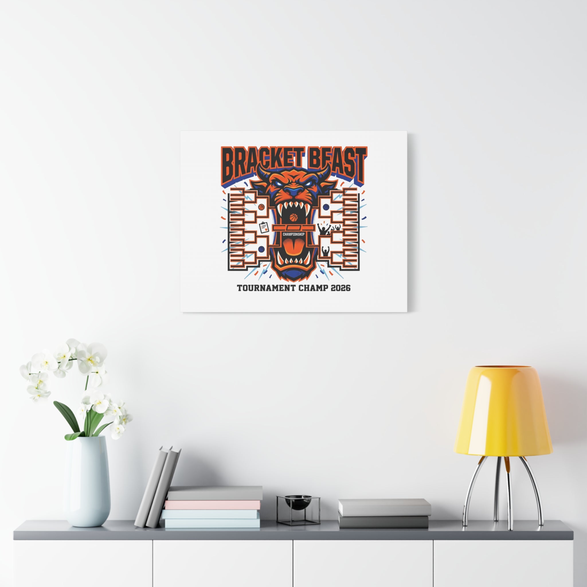 Bracket Beast Canvas | College Tournament Bracket, Gameday Hoops 2026