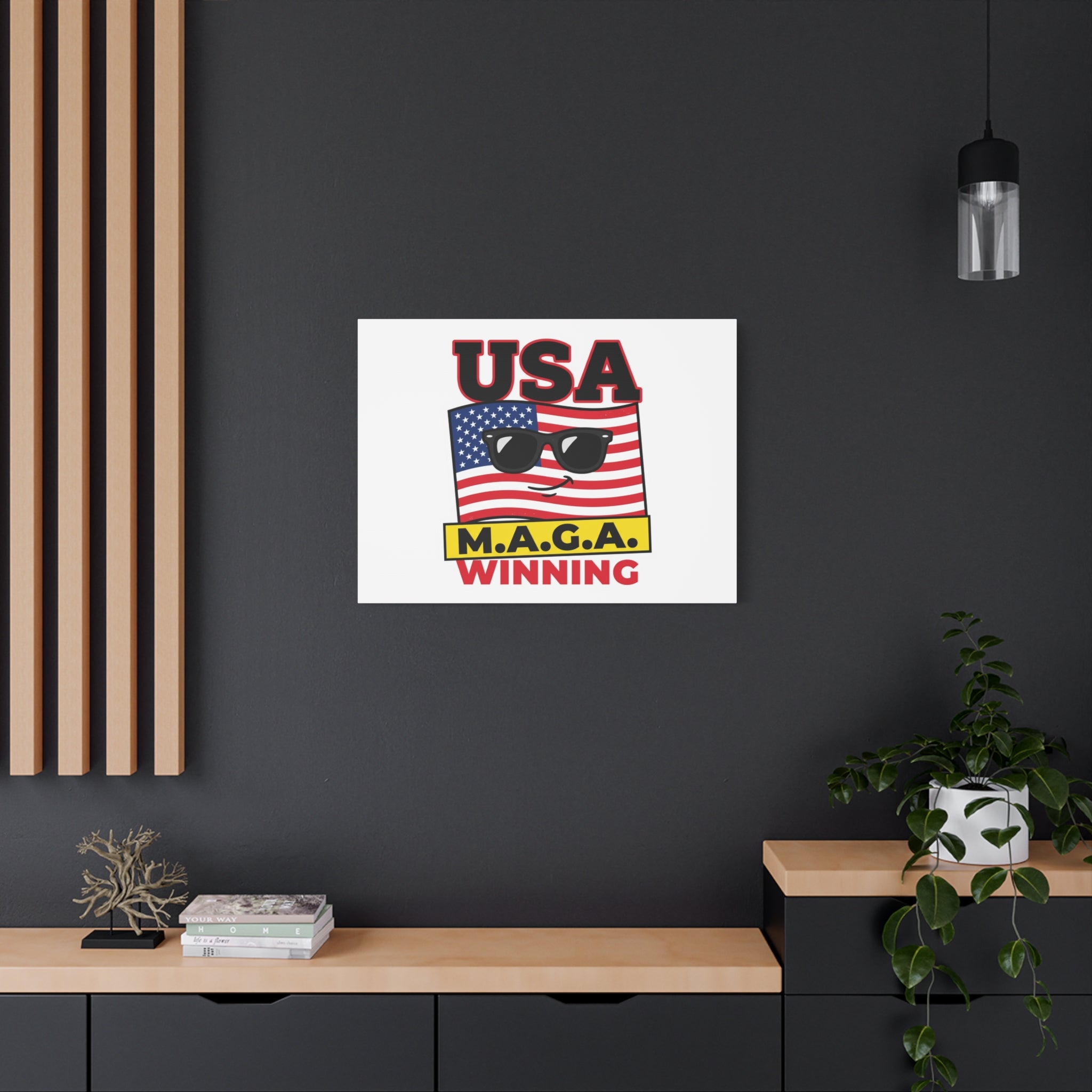 USA winning Canvas