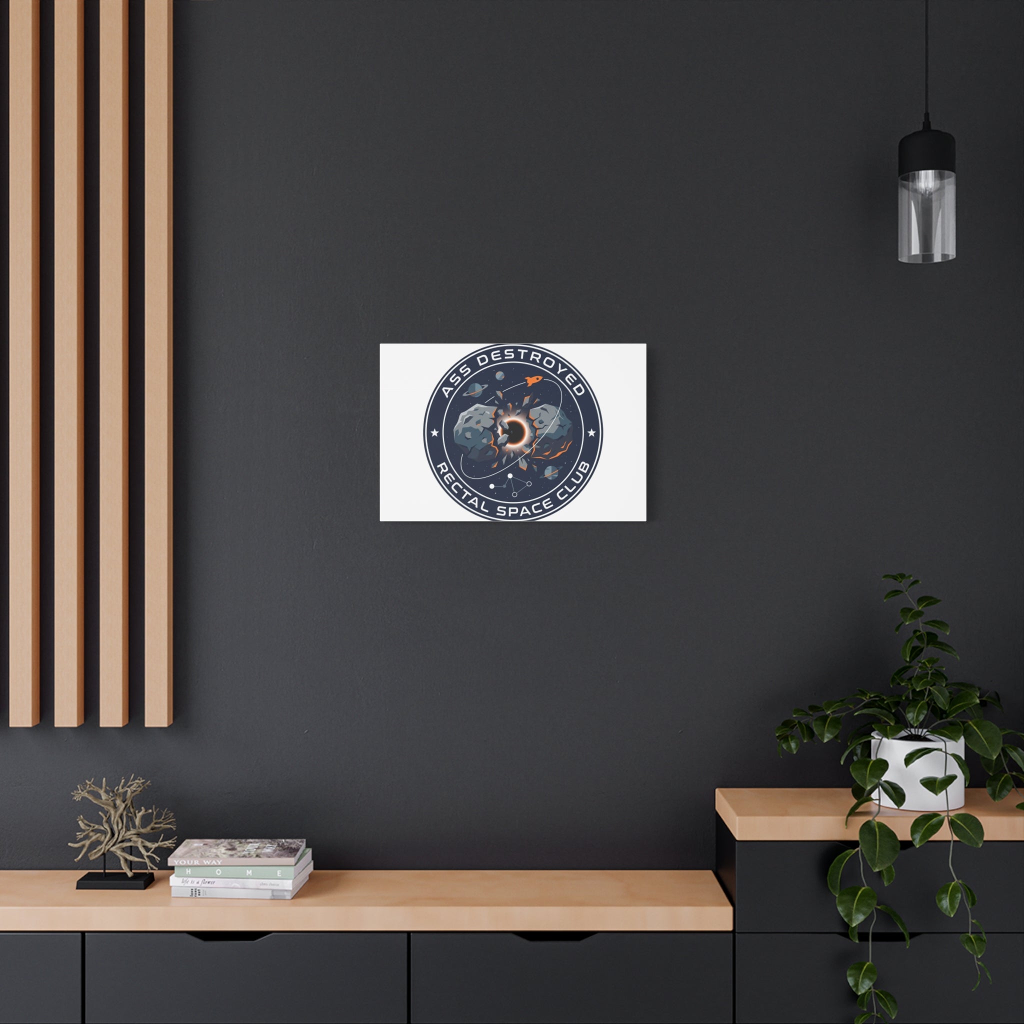 Cosmic Mission Patch Canvas | Space, Rocket, Astronaut, Deep Space