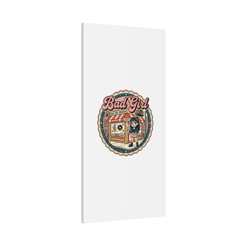 Bad Girl Bodega Canvas Print | Bodega, NYC, Y2K Corner Store Art