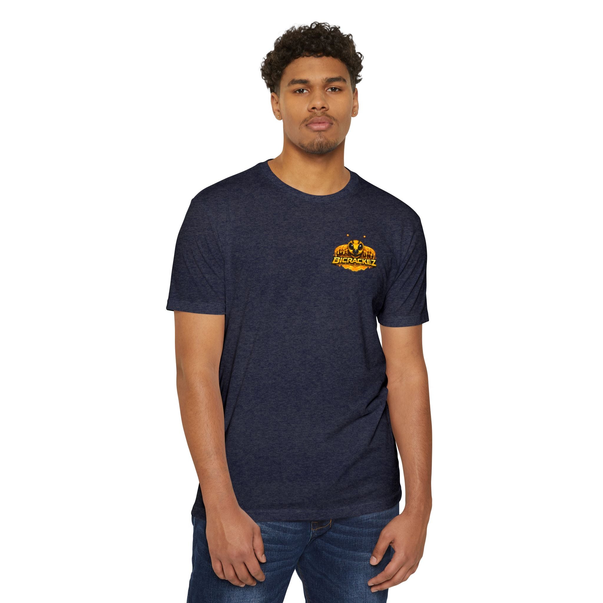 Bee Team Graphic T-Shirt — 'The Bee Team Bcrackez' Cartoon Logo Tee